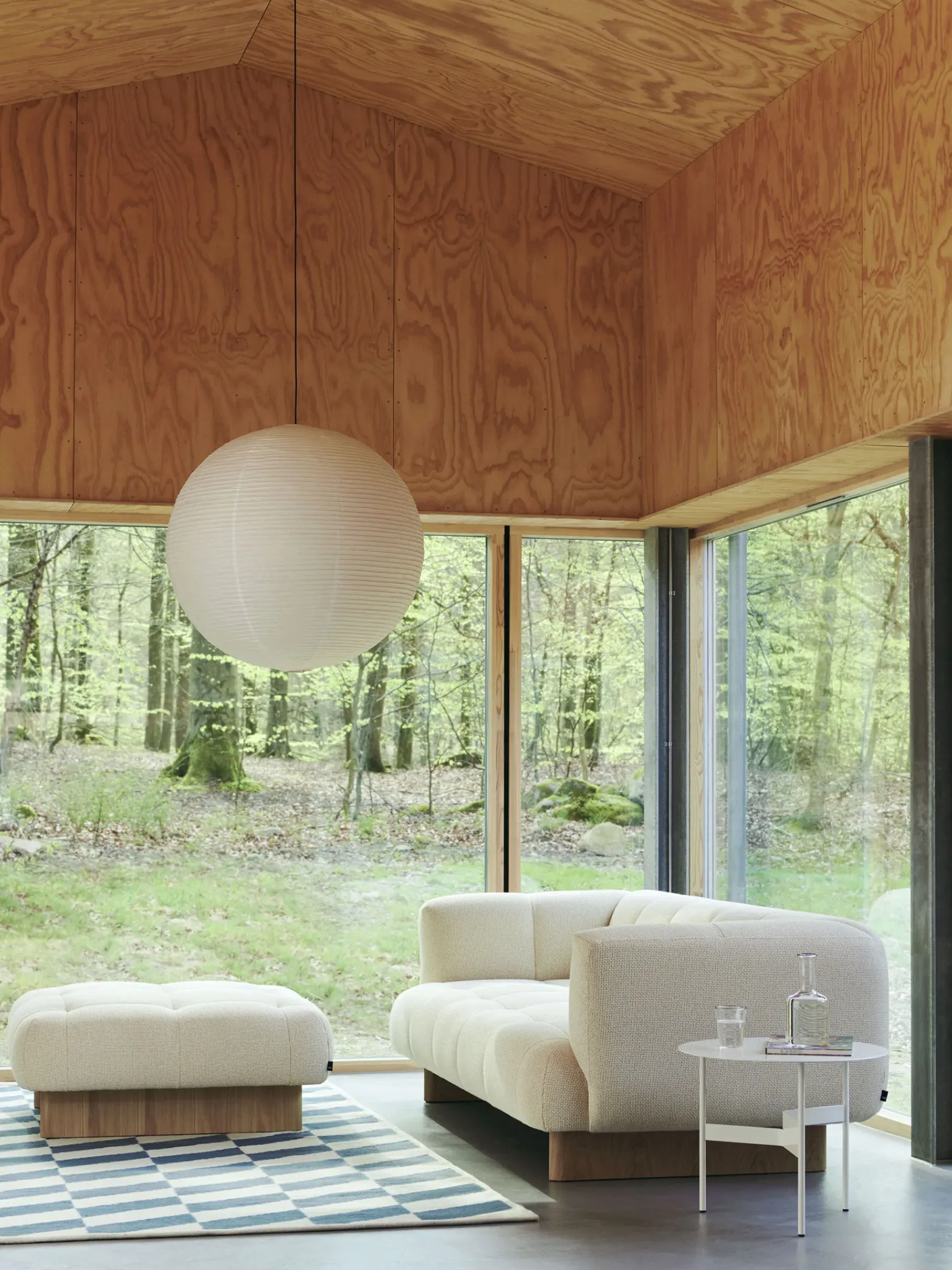 BENSIMON Suspensions<Abat-jour papier de riz shade d80cm - hay BLANC