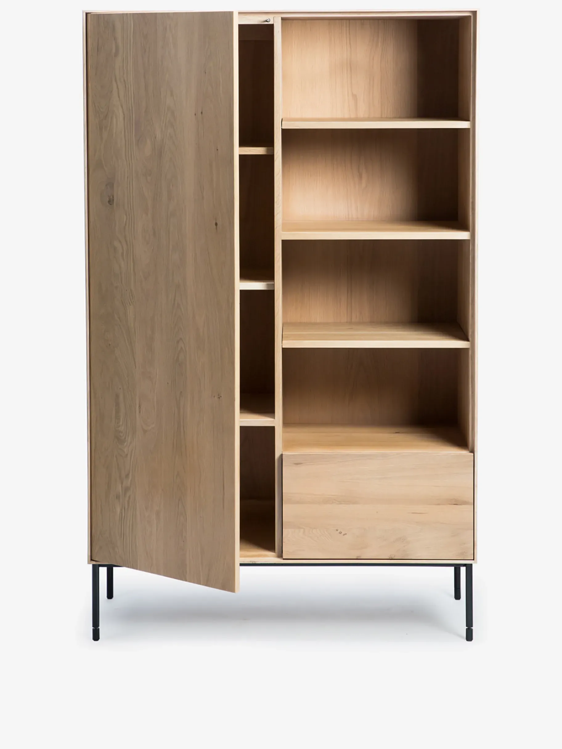 BENSIMON Rangement<Armoire bird 1 porte 1 tiroir chene massif - ethnicraft #ffffff