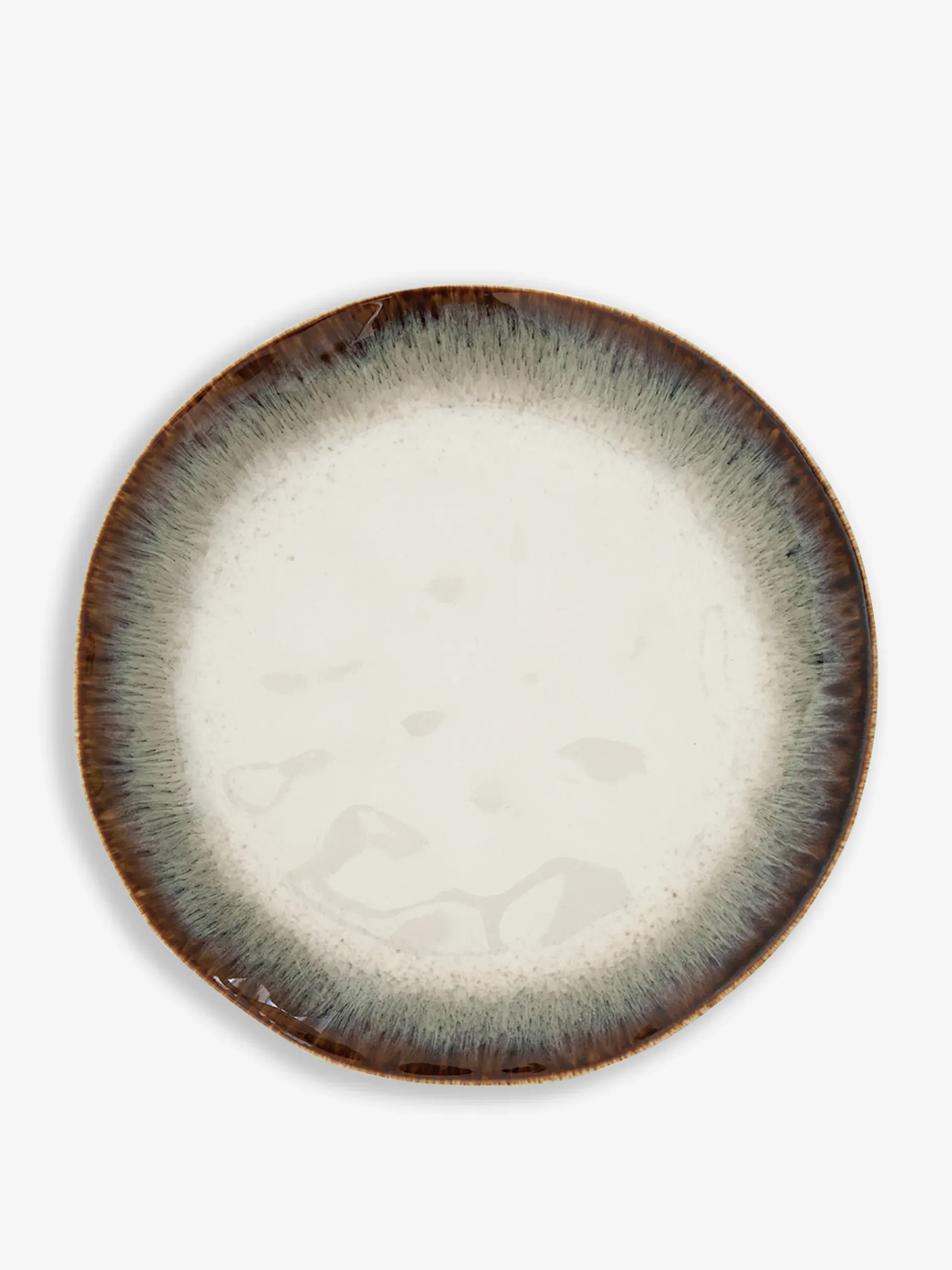 BENSIMON Assiettes<Assiette a dessert d21cm porcelaine iris... BROWN