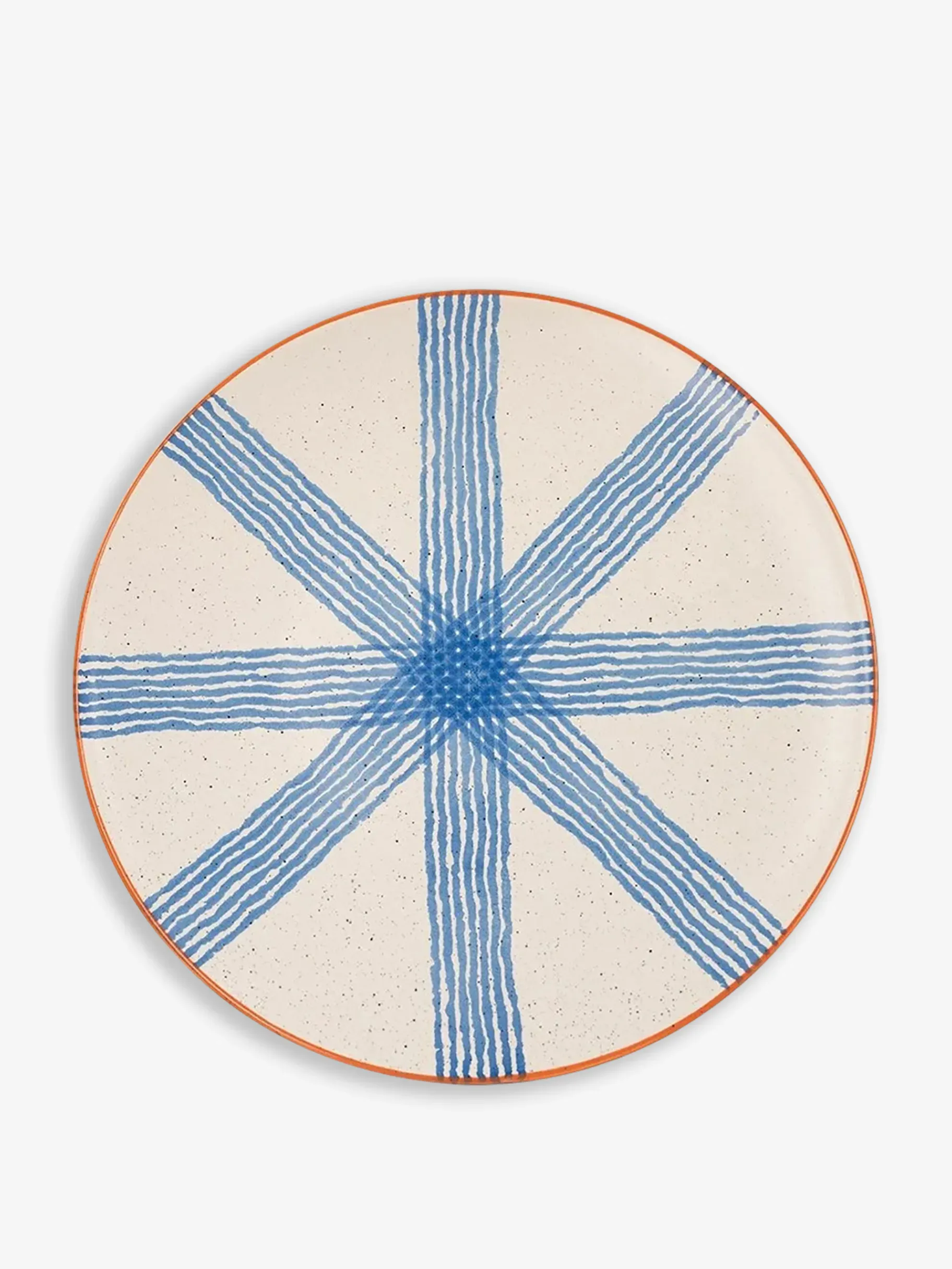 BENSIMON Assiettes<Assiette plate positano ceramique -... BLEU