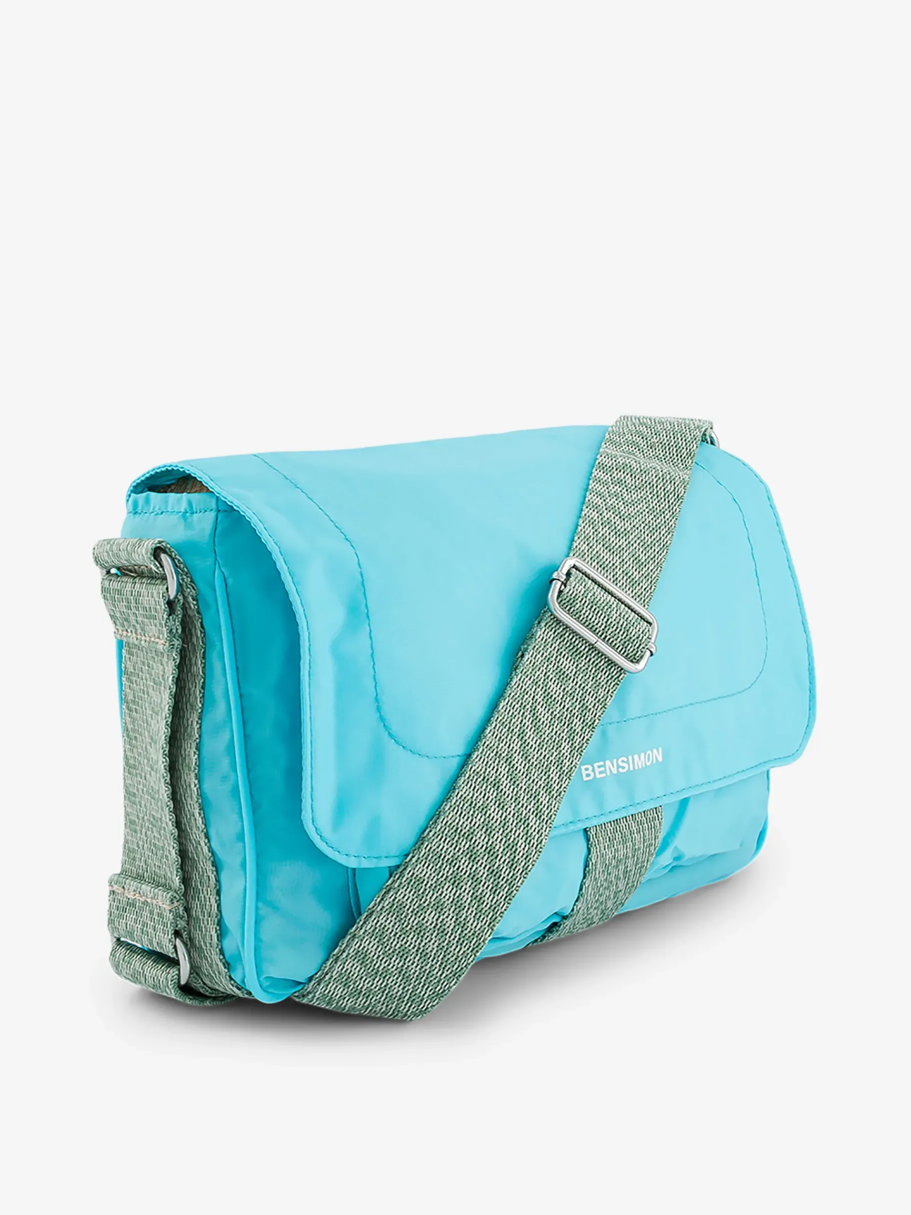 BENSIMON Color Line<Besace TURQUOISE