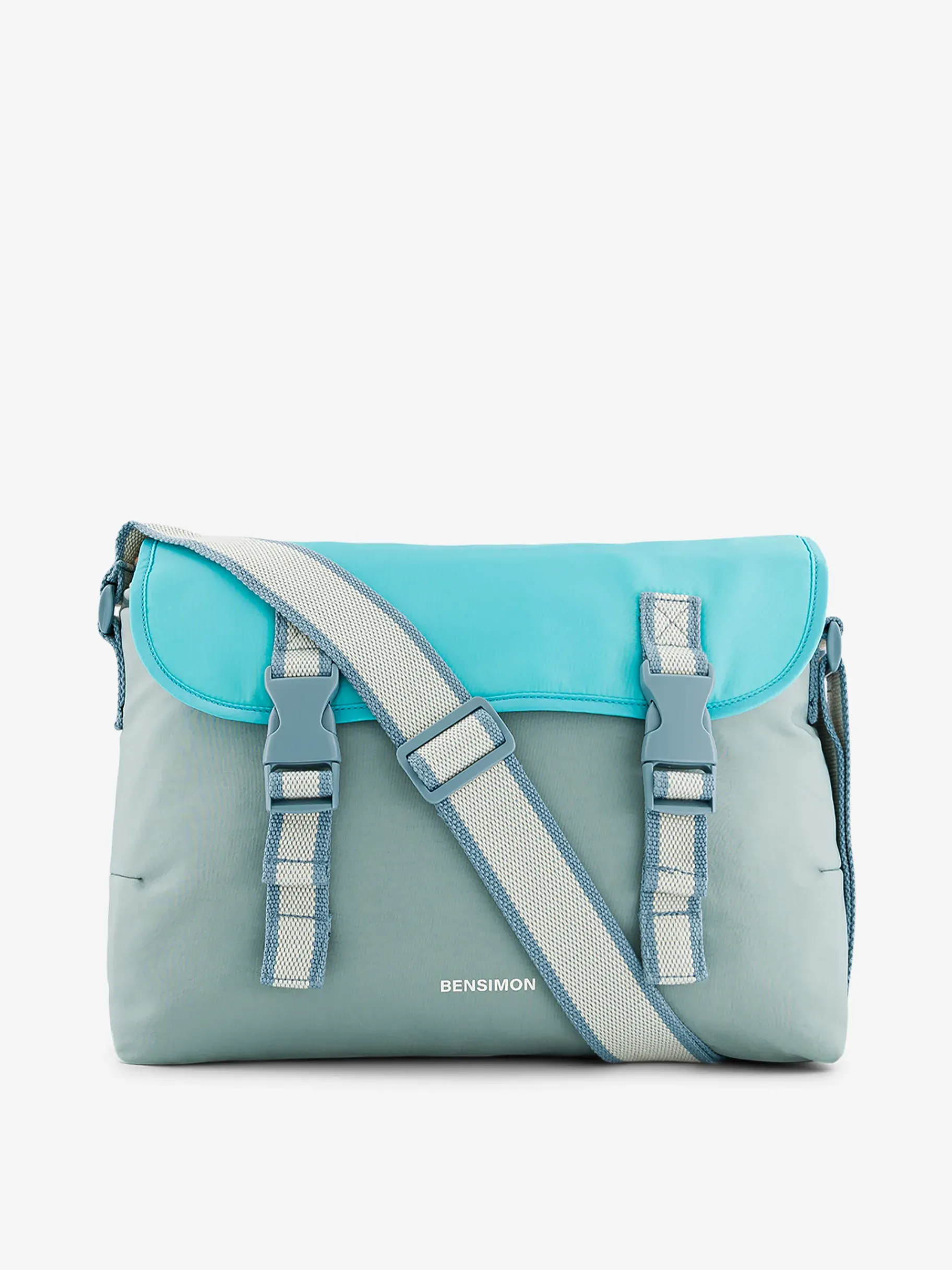BENSIMON Sacs Porté Épaule<Besace nidda BLEU GRISE