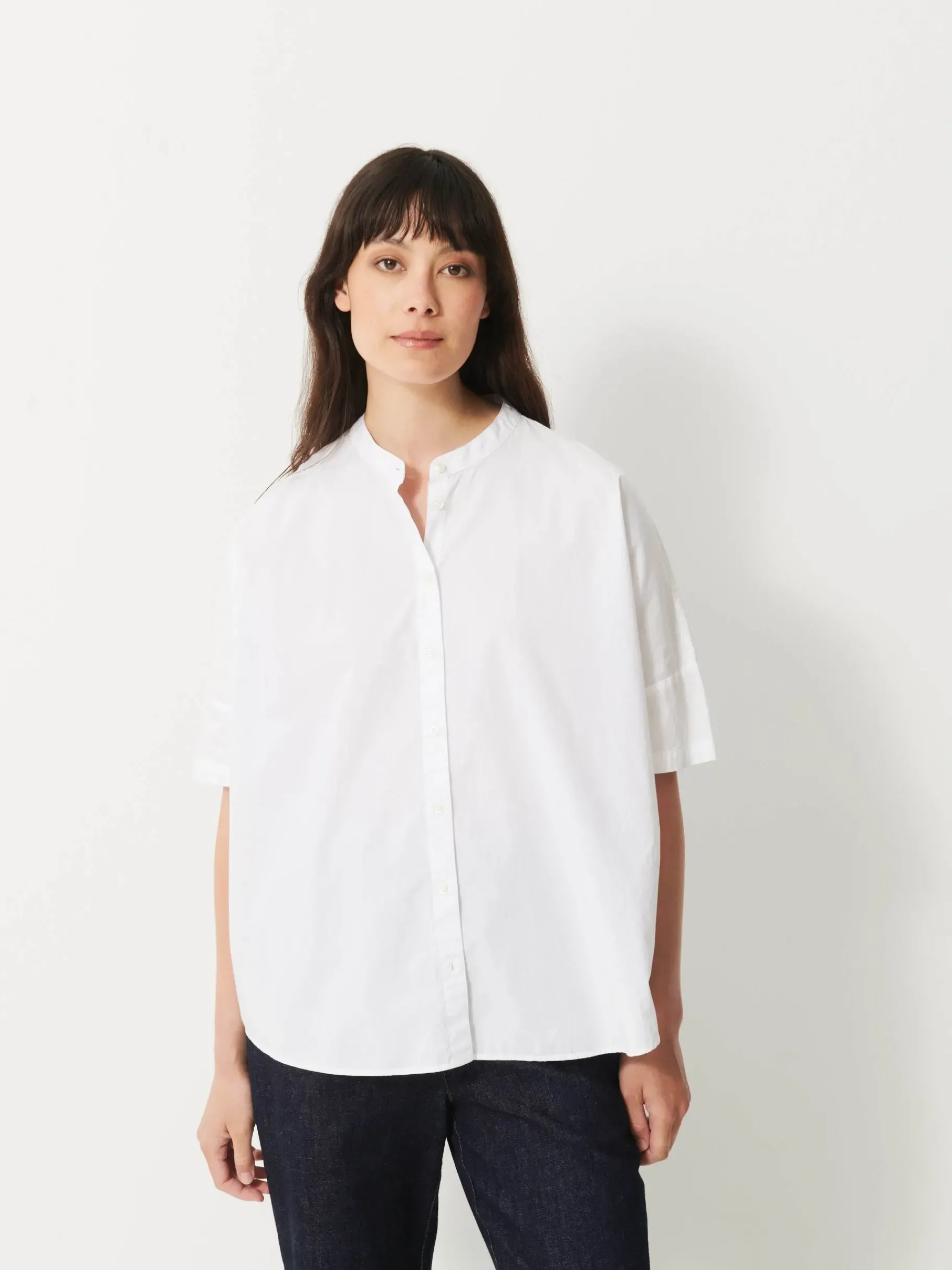 BENSIMON Tops & Chemises<Blouse lanica BLANC
