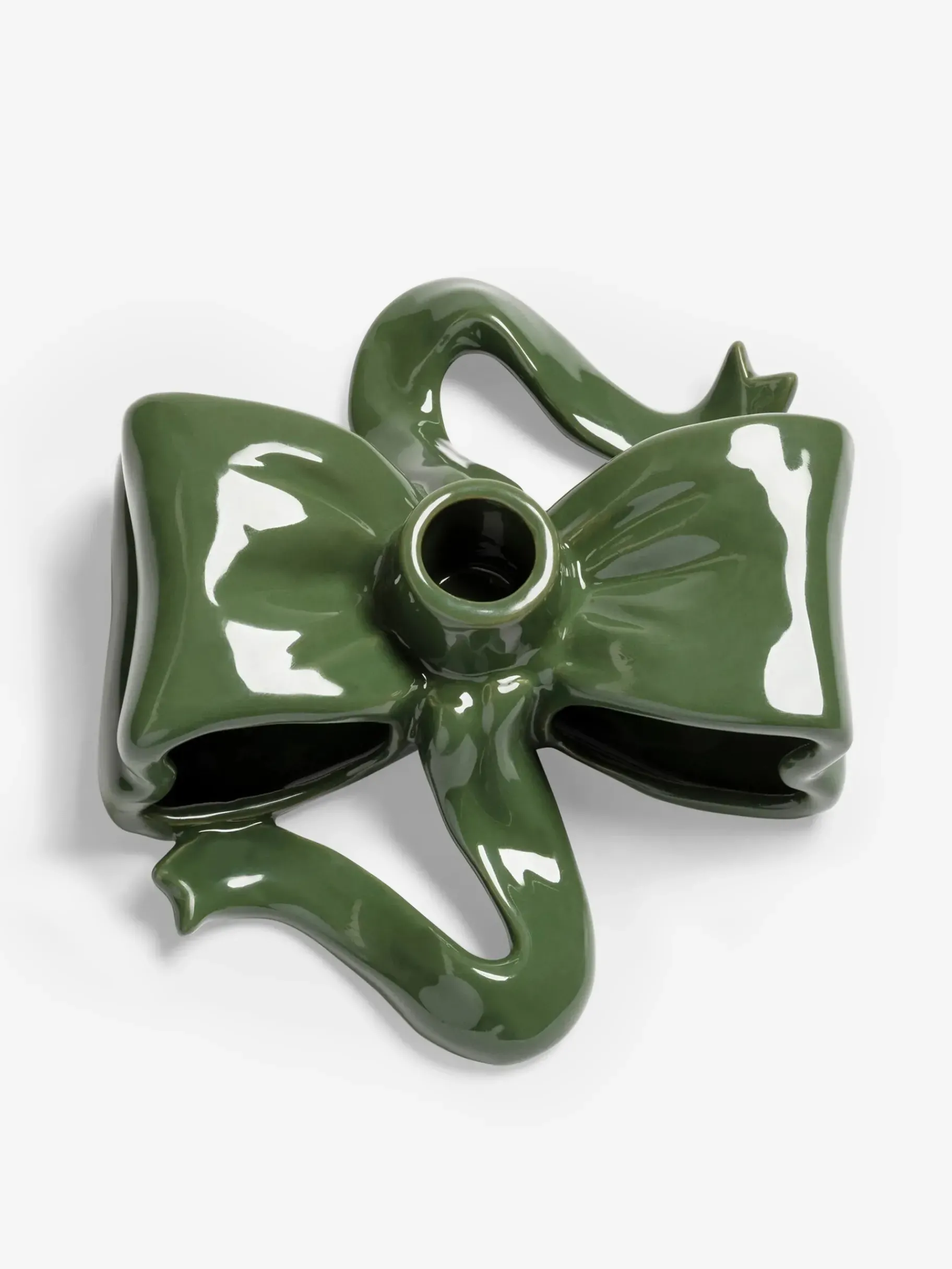BENSIMON Bougies<Bougeoir noeud - &klevering VERT