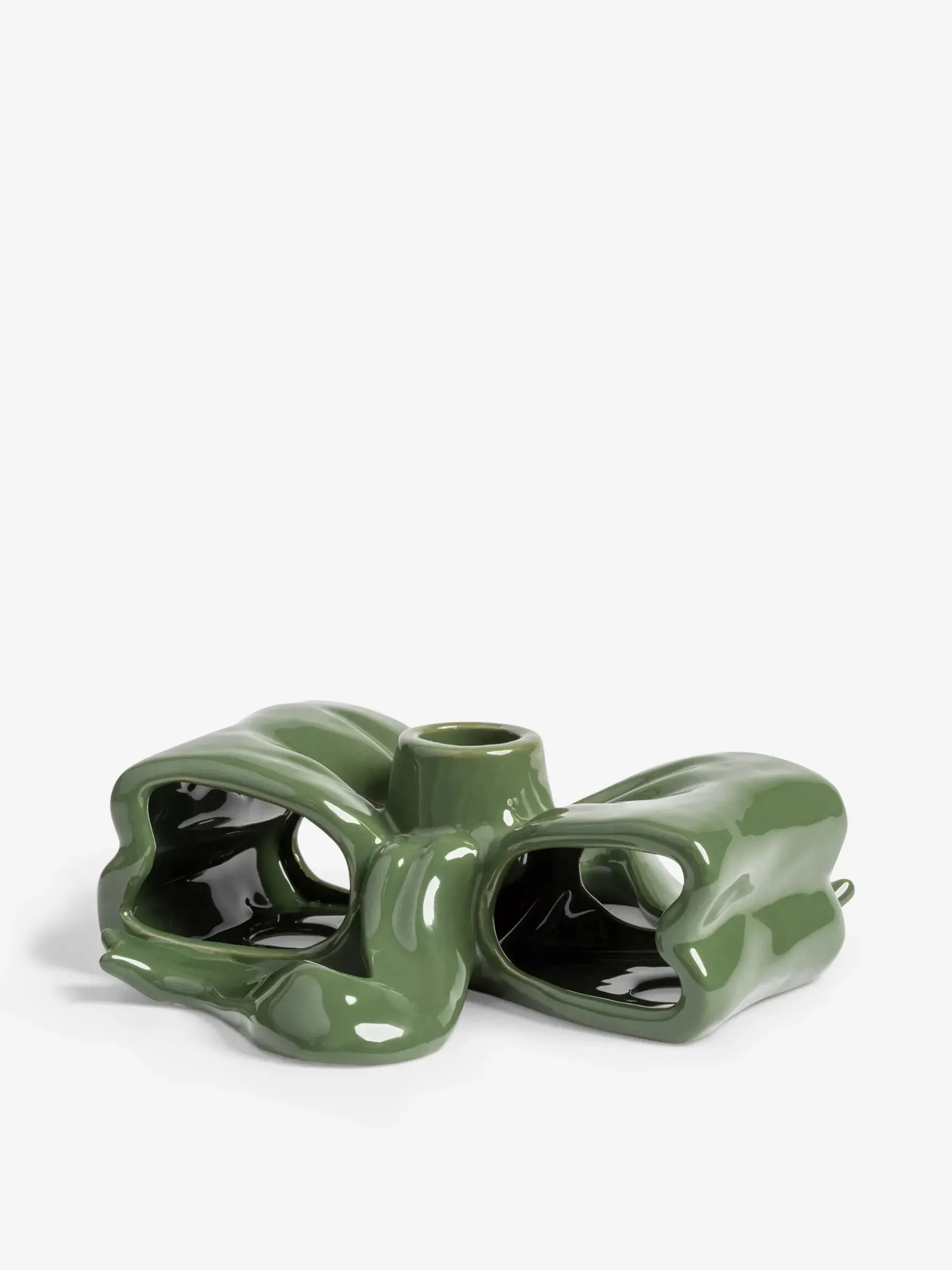 BENSIMON Bougies<Bougeoir noeud - &klevering VERT