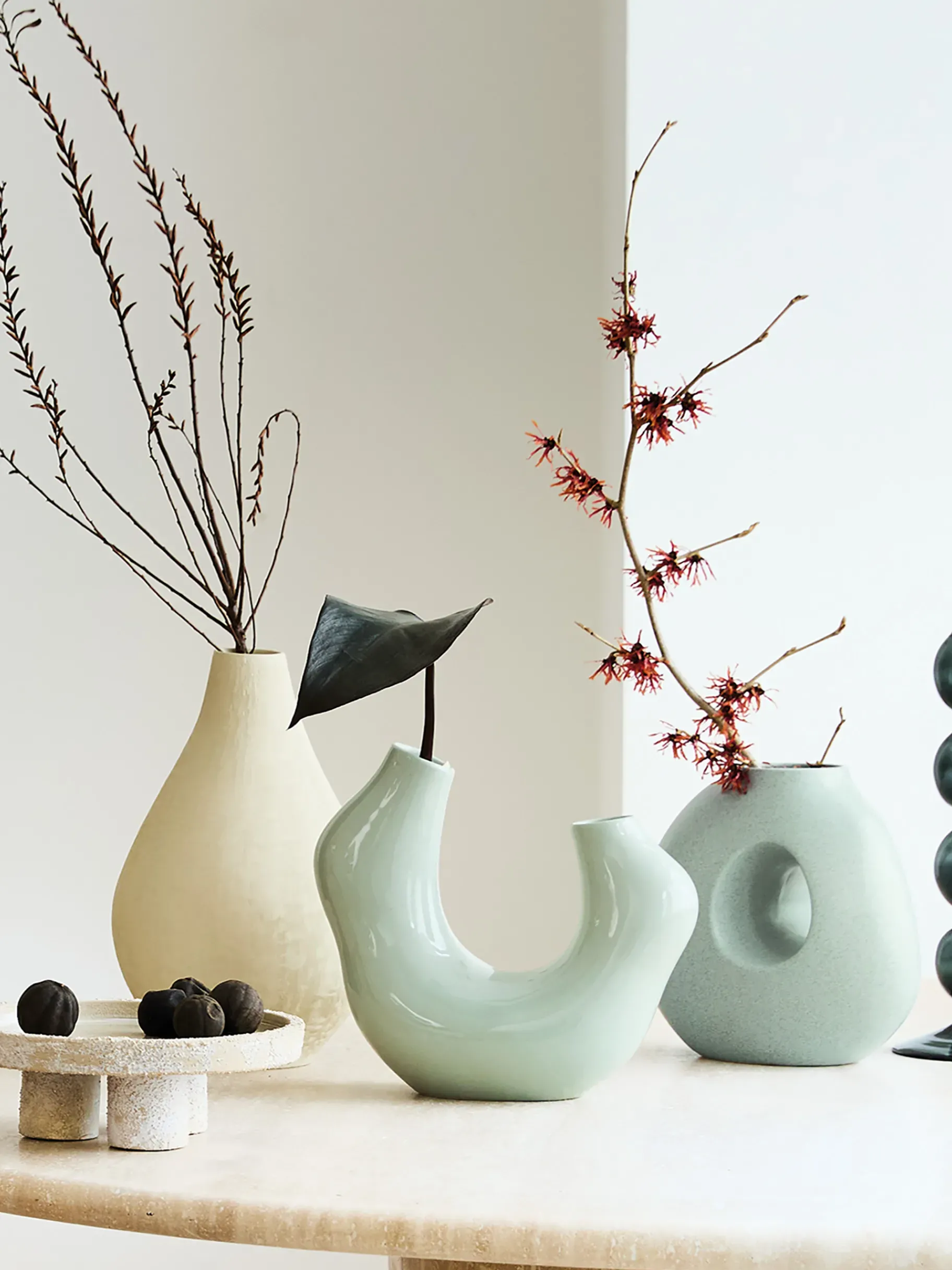 BENSIMON Objets Décoratifs|Bougies<Bougeoir retro 4 boules vert noir - urban nature culture GRIS