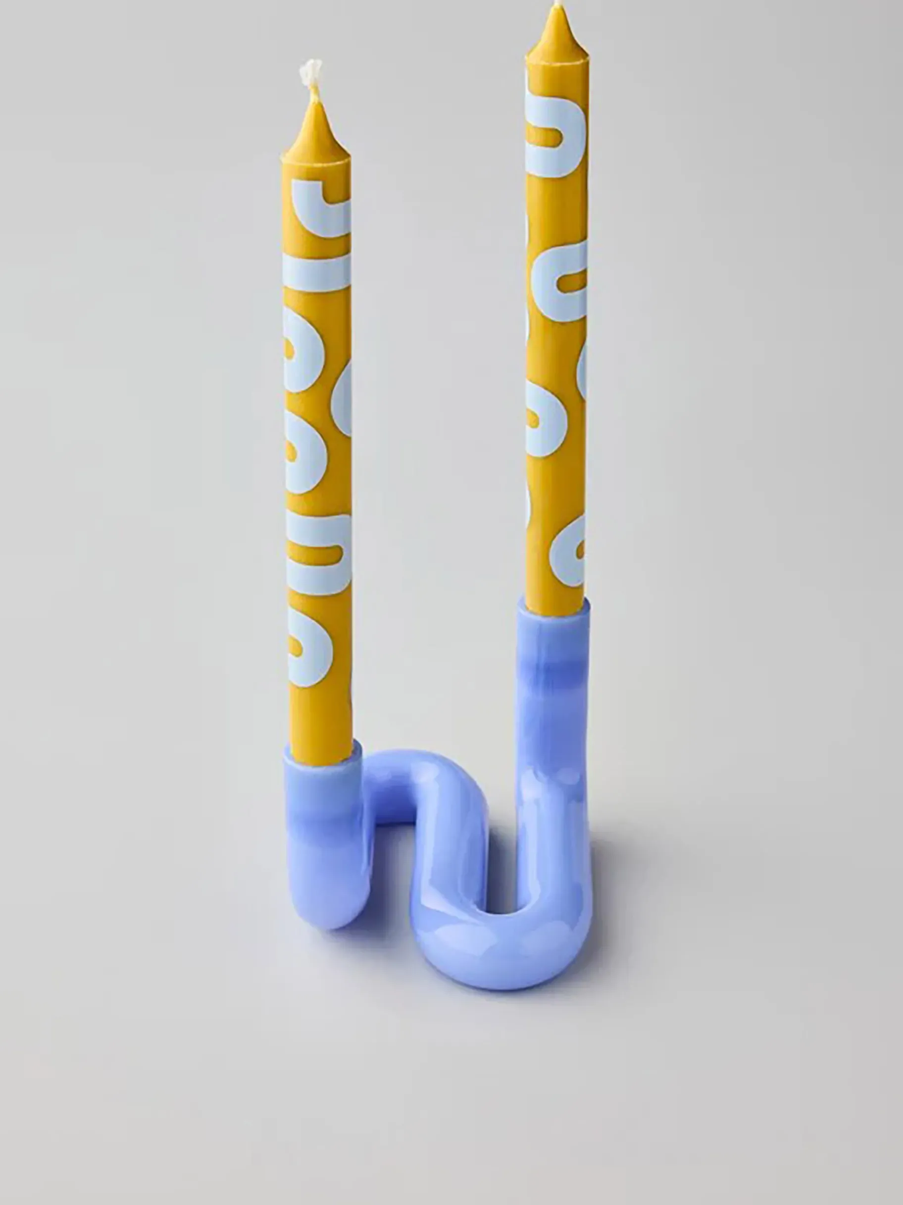 BENSIMON Bougies<Bougeoir wave - studio about BLEU