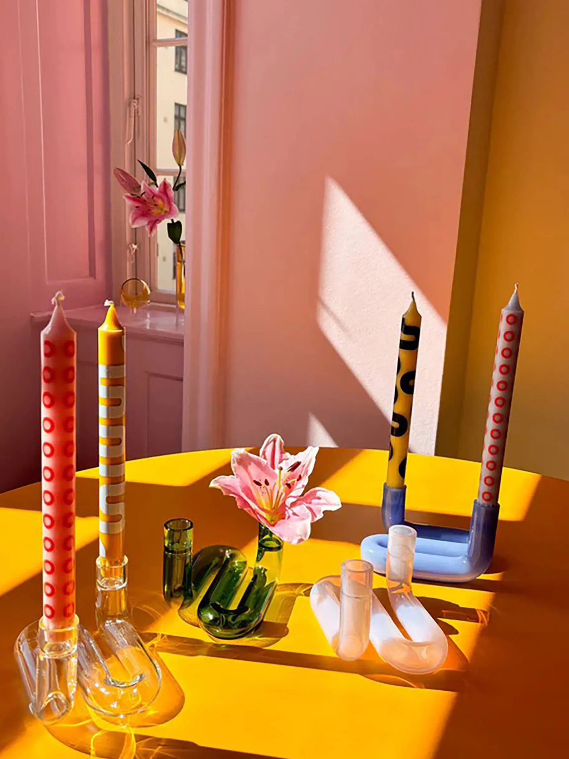 BENSIMON Bougies<Bougeoir wave - studio about BLEU