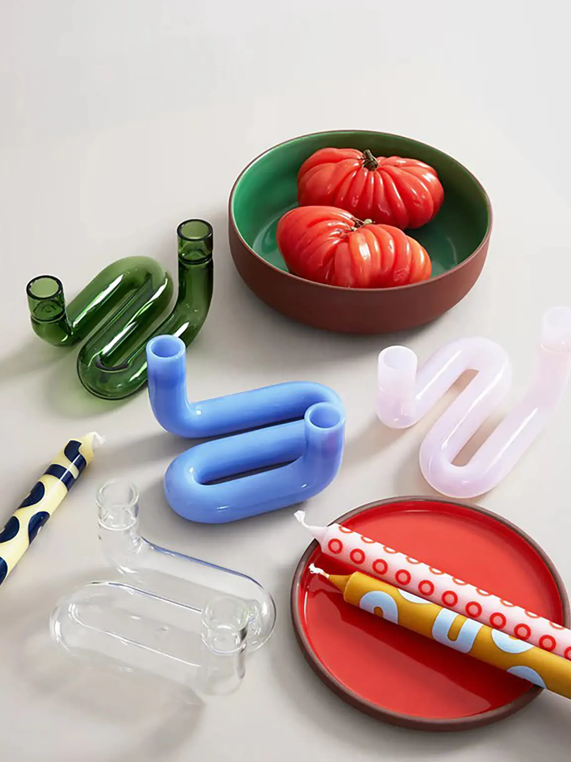 BENSIMON Bougies<Bougeoir wave - studio about BLEU