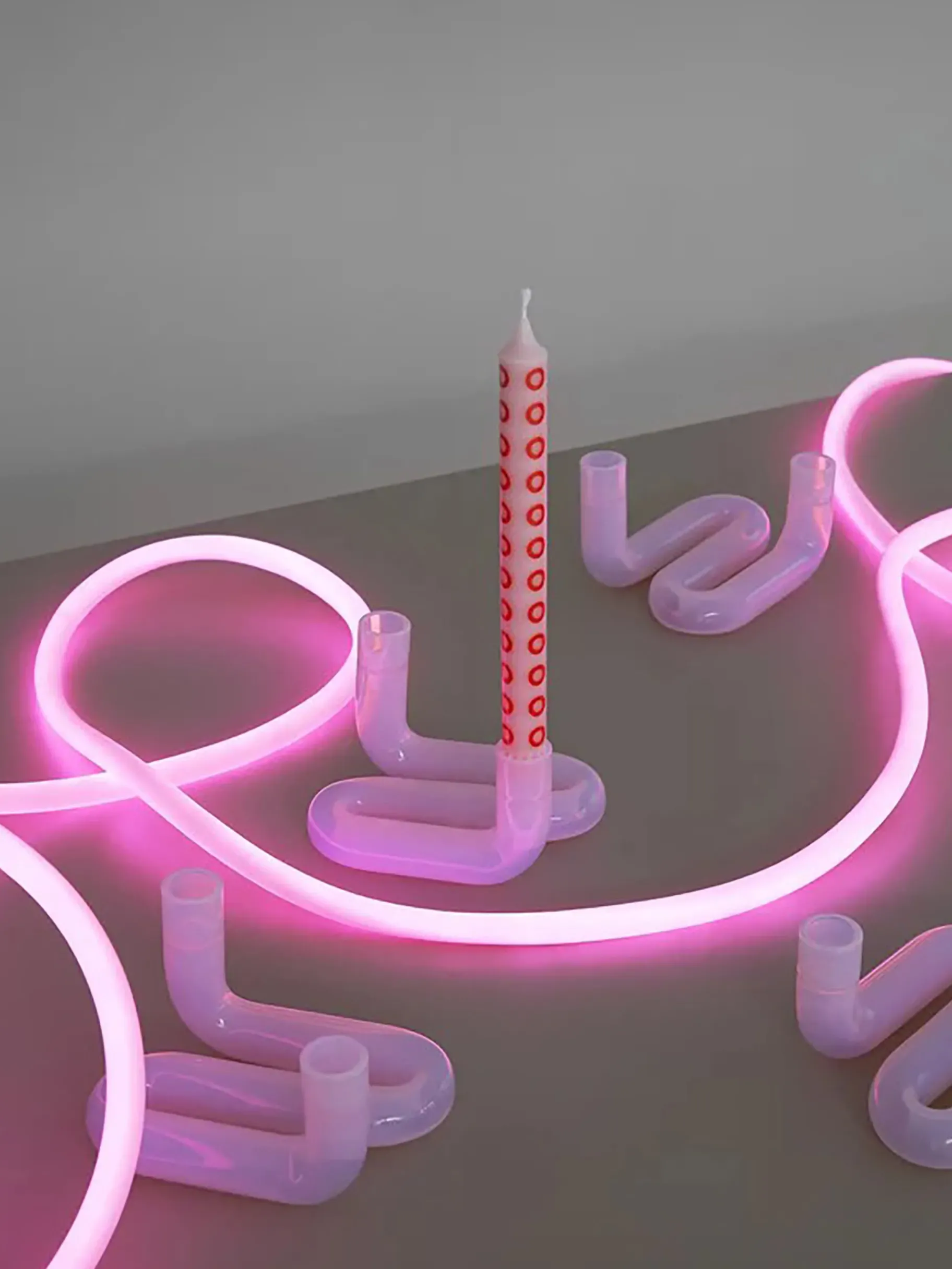 BENSIMON Bougies<Bougeoir wave - studio about ROSE