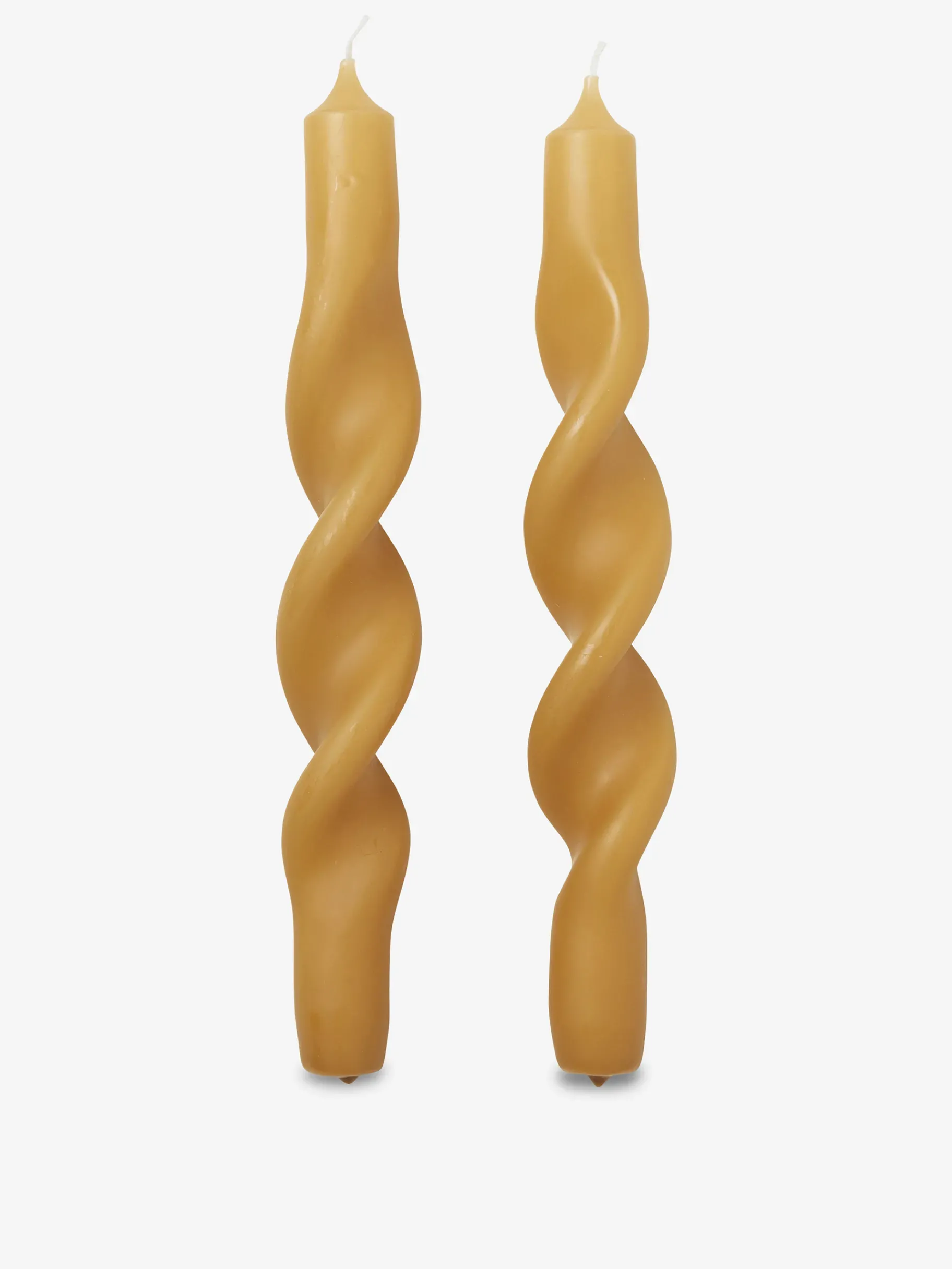 BENSIMON Bougies<2 bougies twist - broste copenha... CARAMEL
