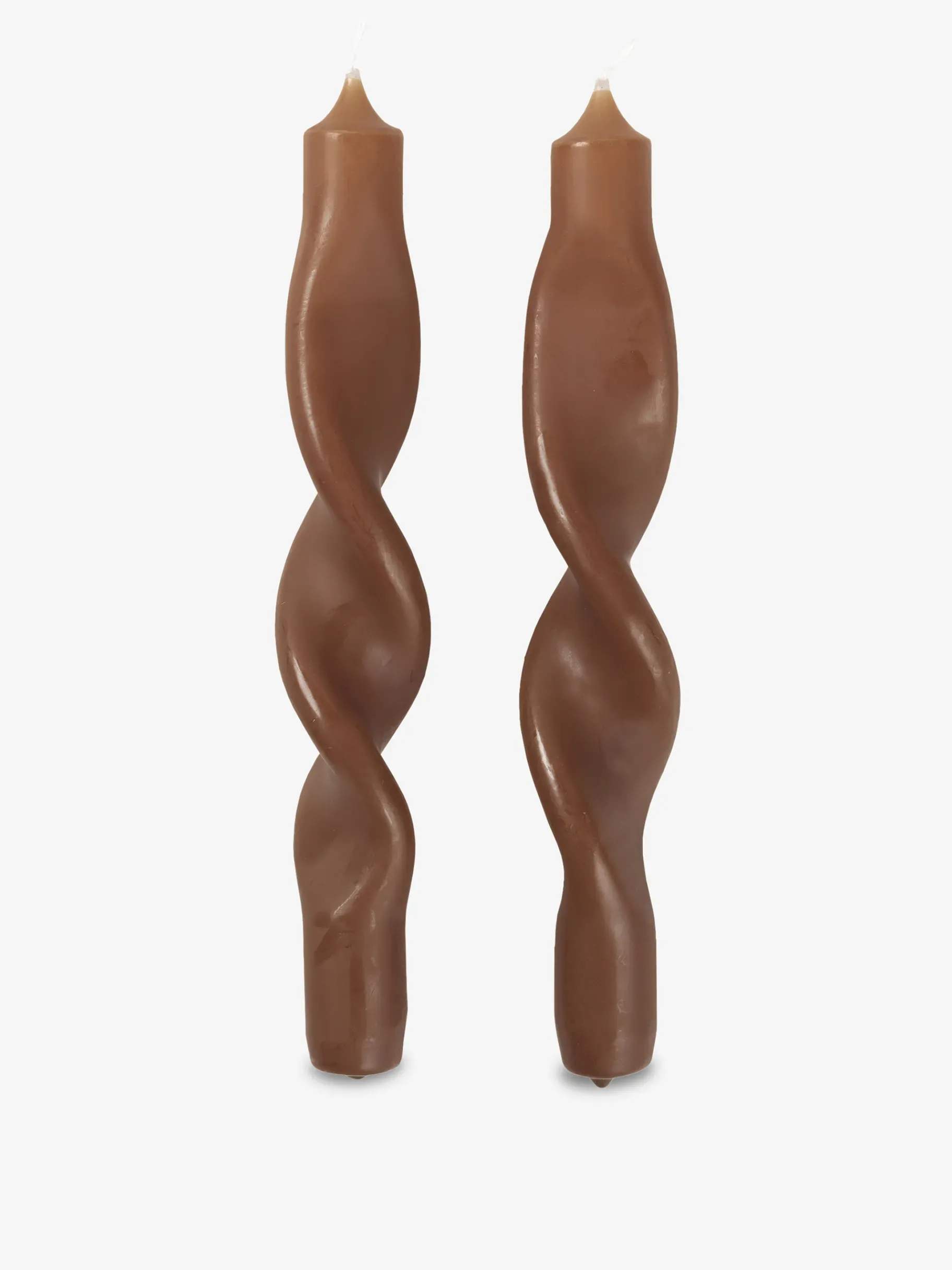 BENSIMON Bougies<2 bougies twist - broste cope... TERRACOTTA