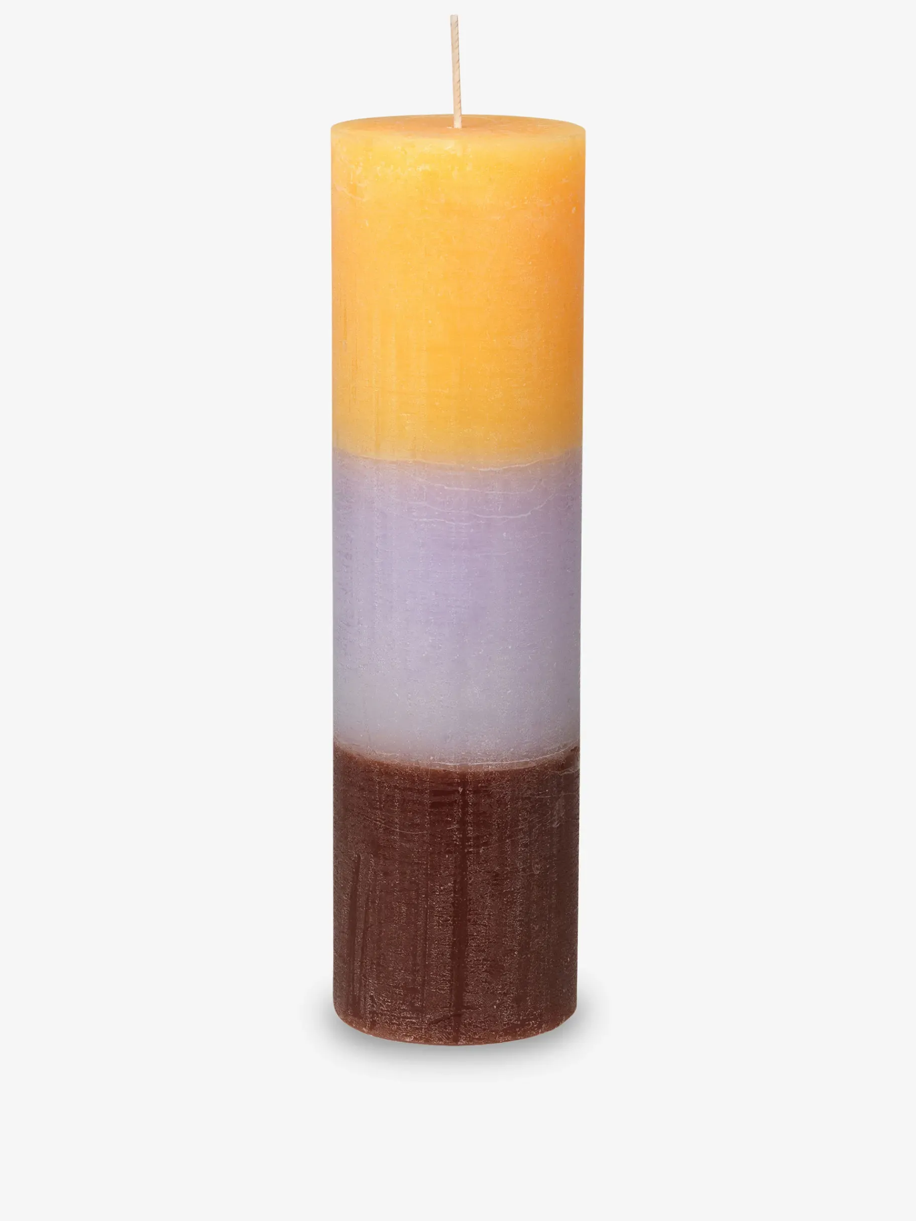 BENSIMON Bougies<Bougie tricolore jaune lilas marron - br... VIOLET/CHOCOLAT