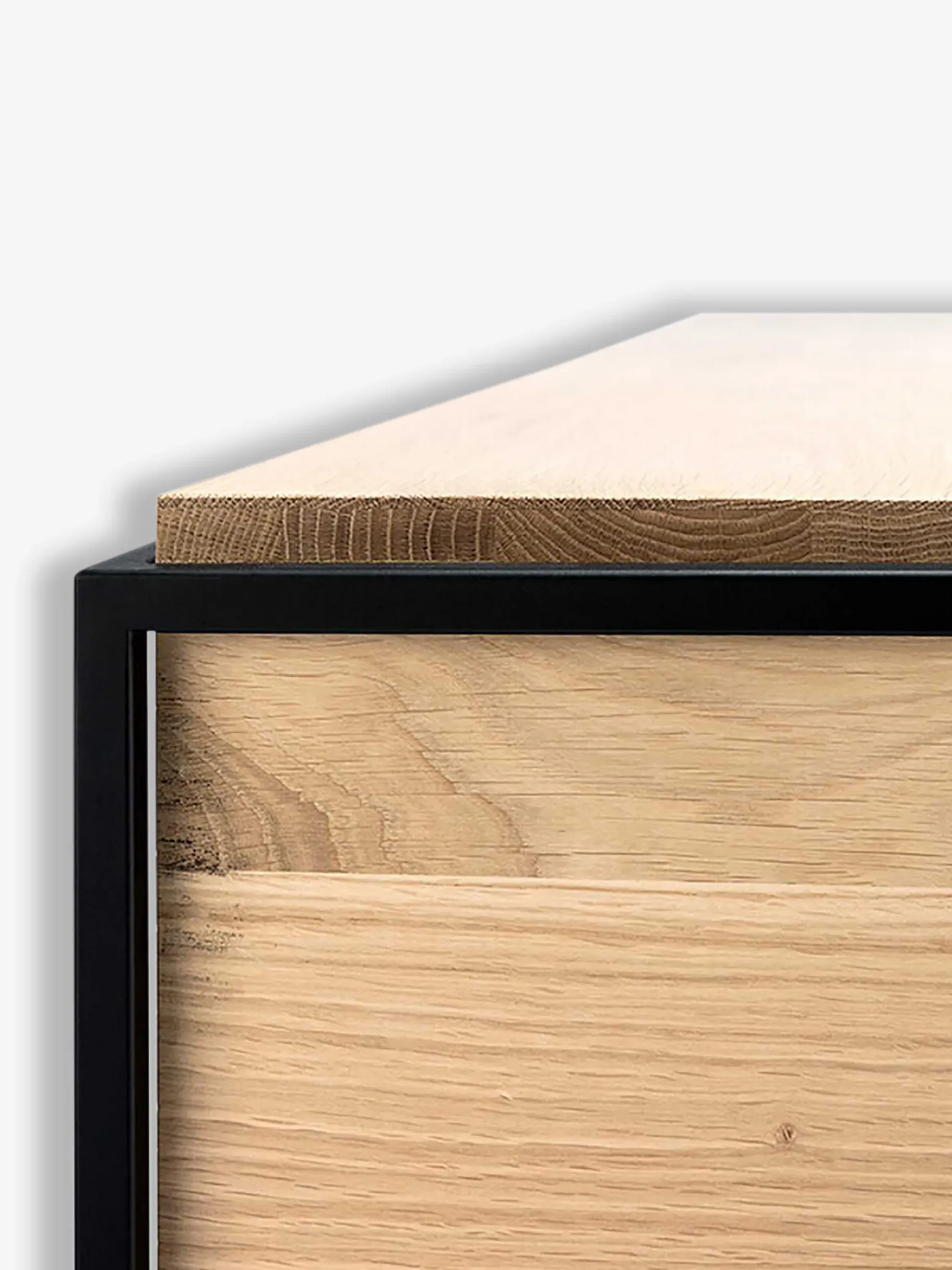 BENSIMON Tables & Consoles<Buffet monolit 2 portes chene massif - ethnicraft CHENE CLAIR