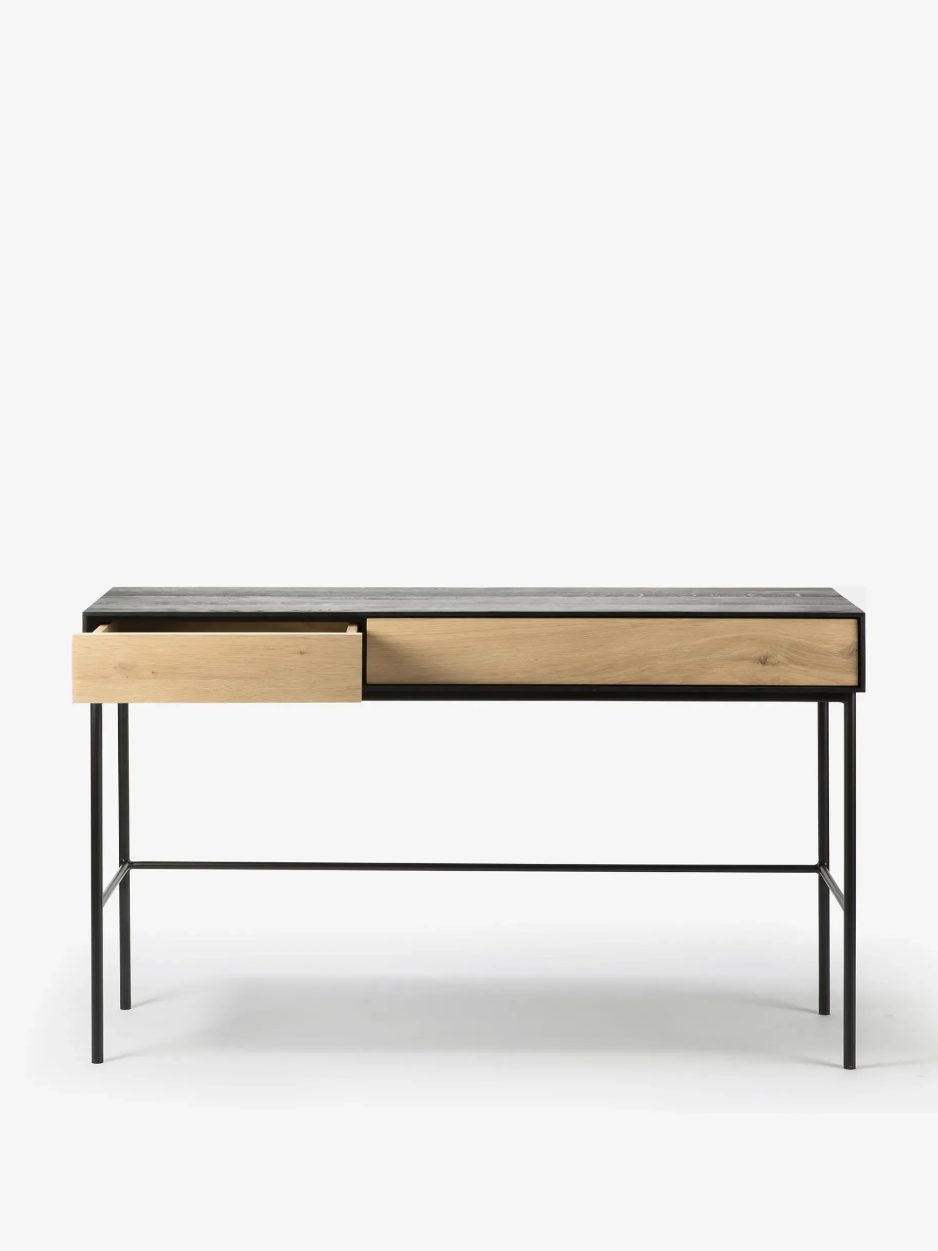 BENSIMON Tables & Consoles<Bureau blackbird 2 tiroirs chene verni - ethnicraft #ffffff