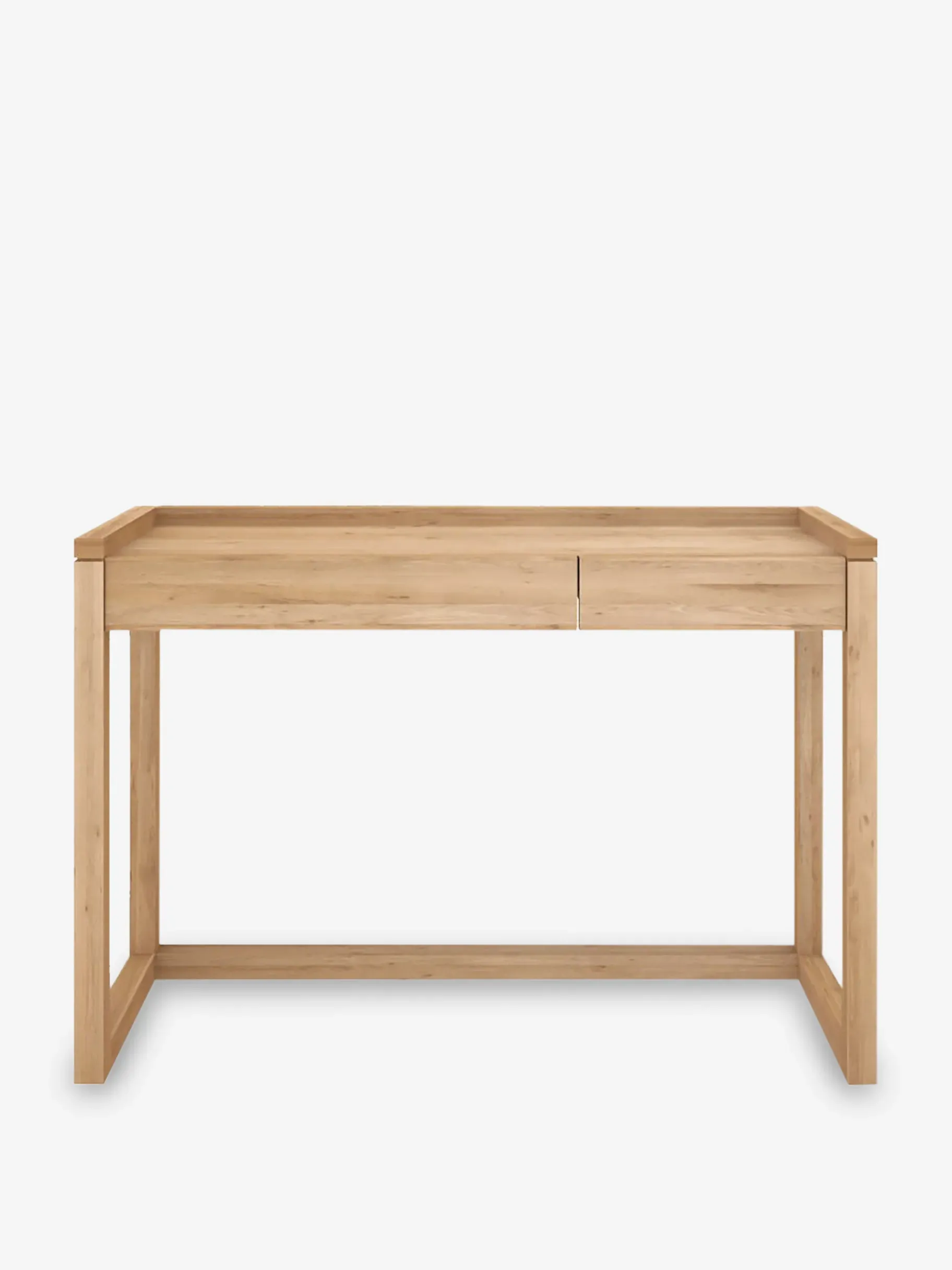 BENSIMON Tables & Consoles<Bureau frame 2 tiroirs chene massif - ethnicraft #ffffff