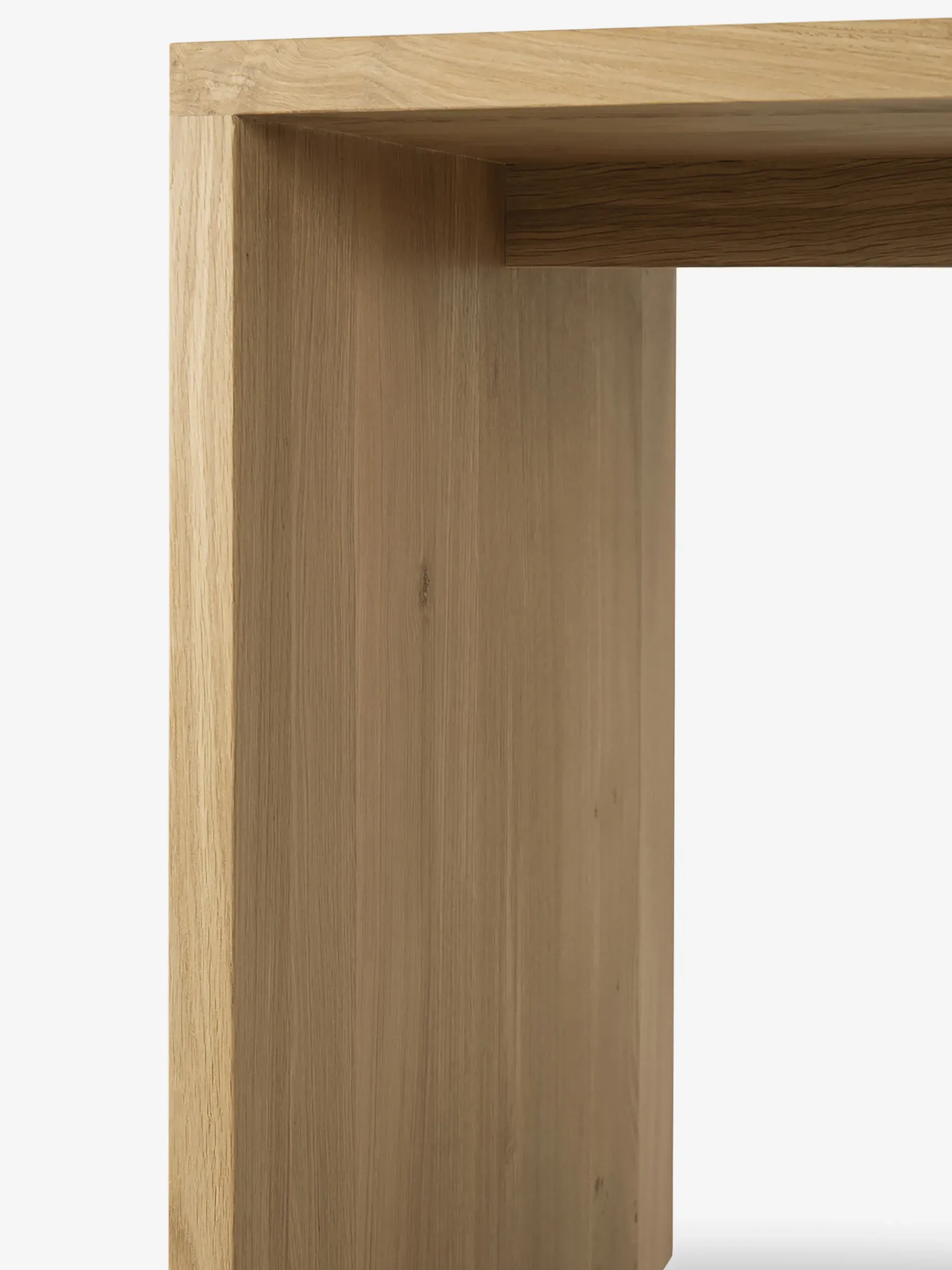 BENSIMON Tables & Consoles<Bureau u desk chene massif - ethnicraft #ffffff