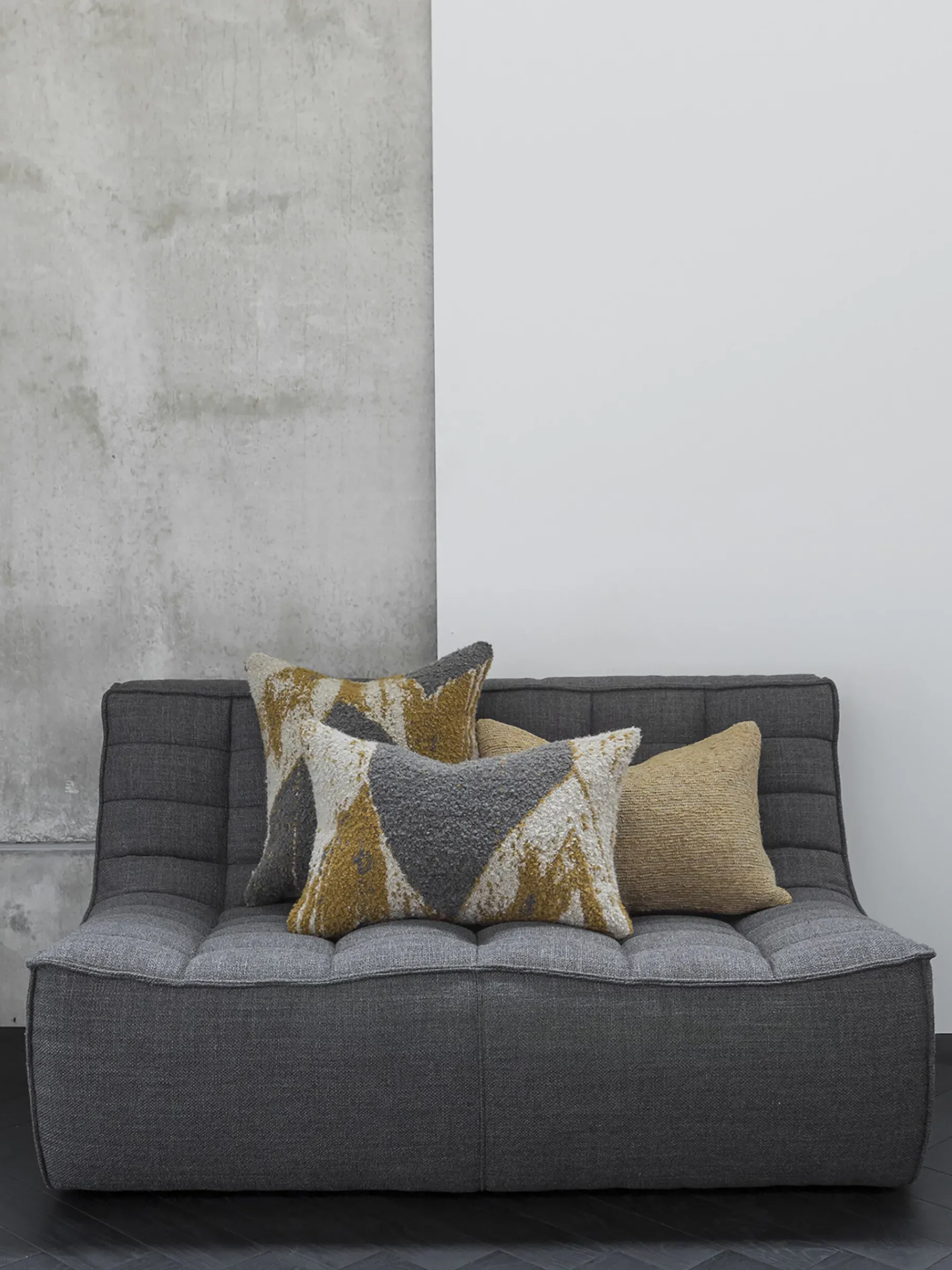 BENSIMON Fauteuils & Canapés<Canape n701 2 places jacques deneef anthracite - ethnicraft GRIS
