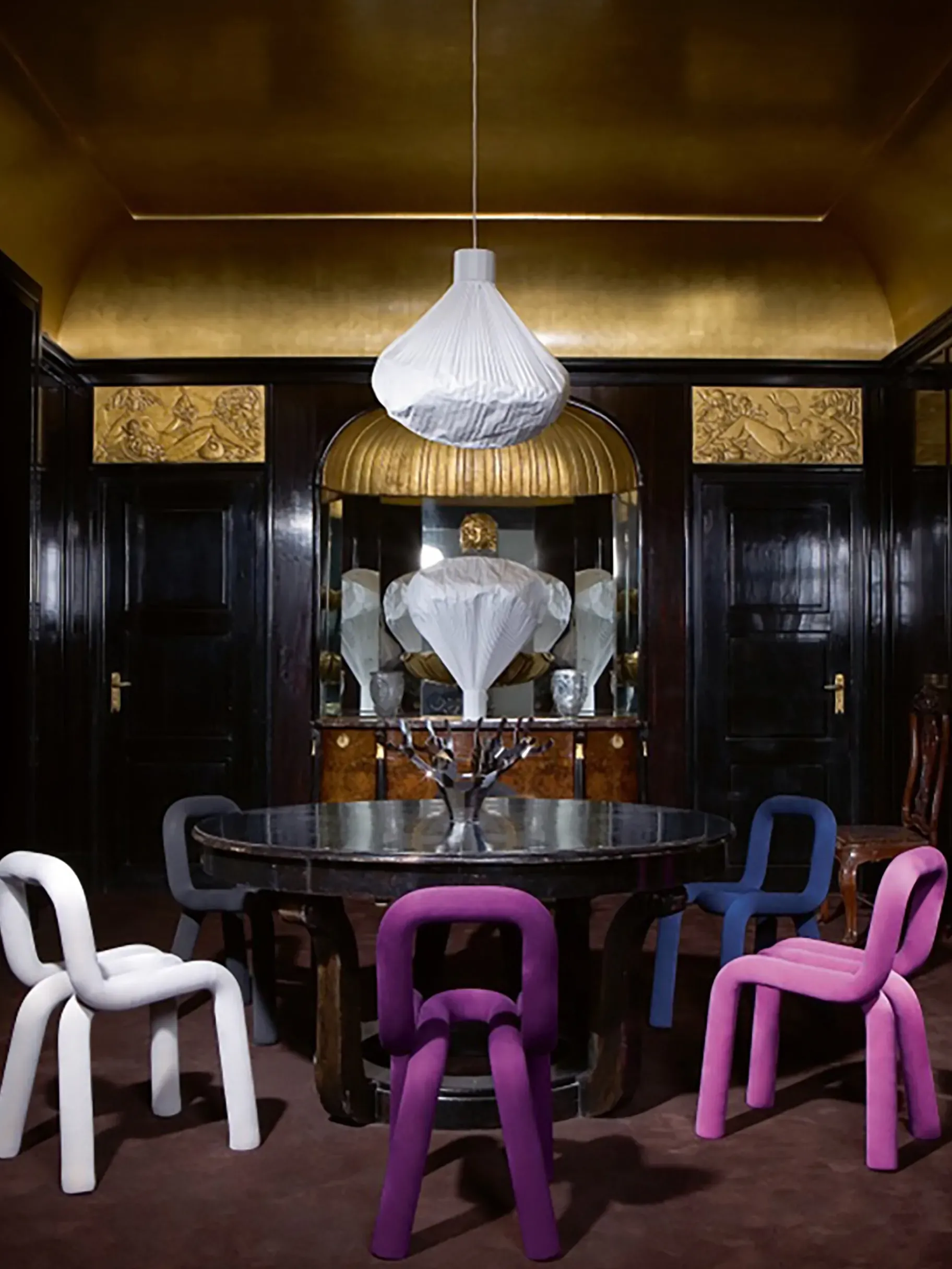 BENSIMON Chaises, Bancs & Tabourets<Chaise bold - moustache VIOLET