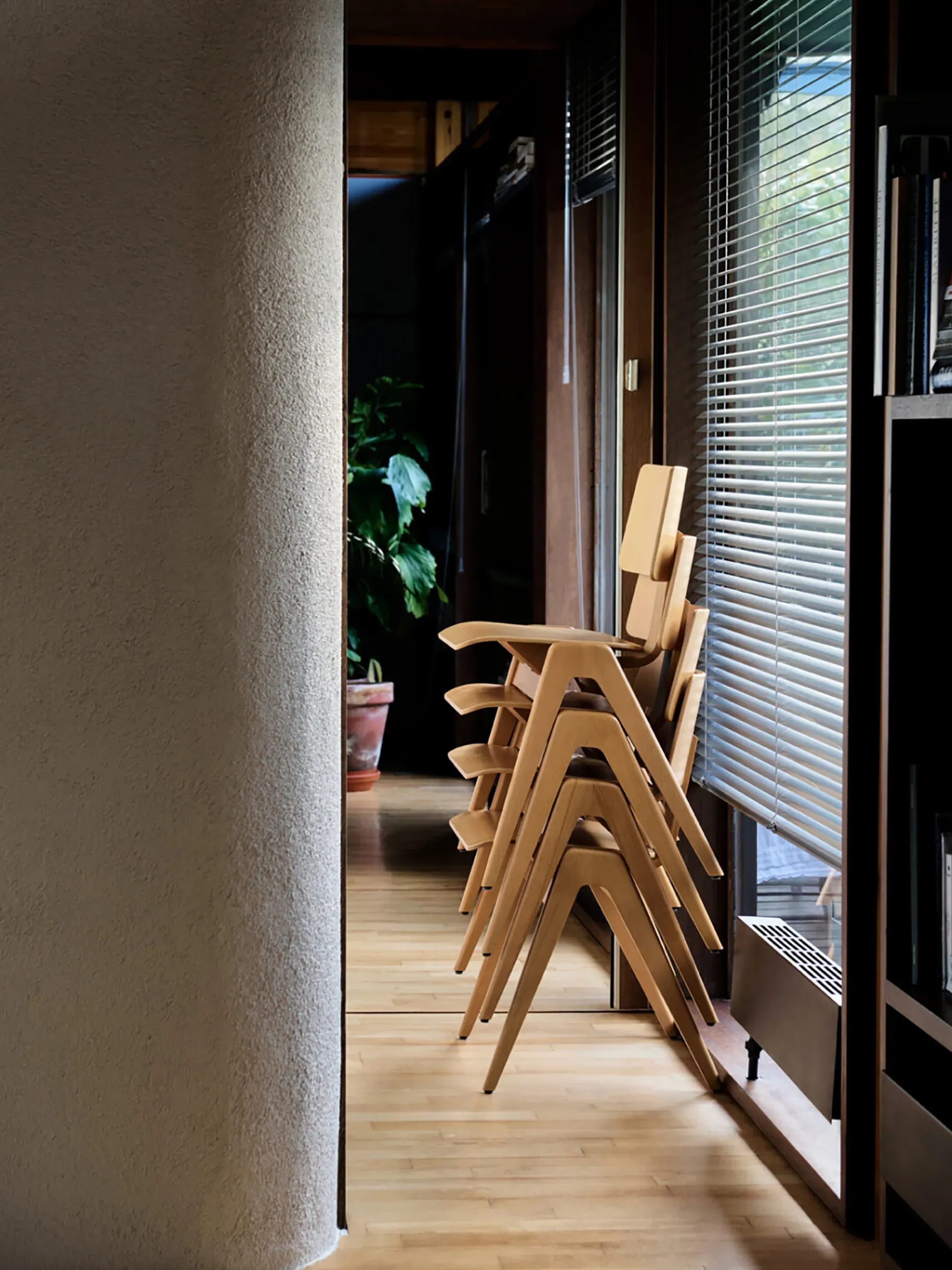 BENSIMON Chaises, Bancs & Tabourets<Chaise daystack rd1 robin day hetre - &tradition NATUREL