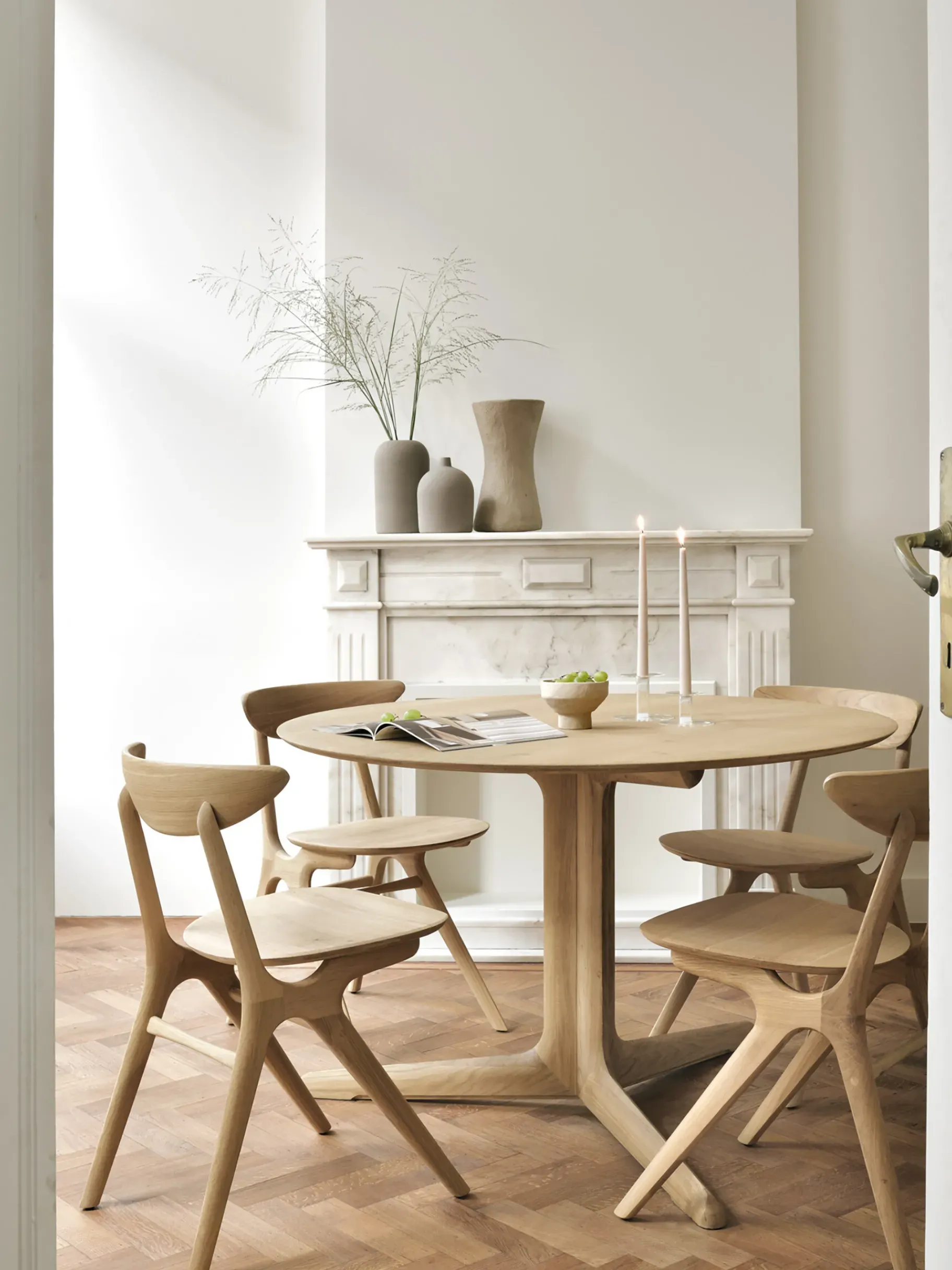 BENSIMON Chaises, Bancs & Tabourets<Chaise eye alain van havre bois chene massif - ethnicraft #ffffff