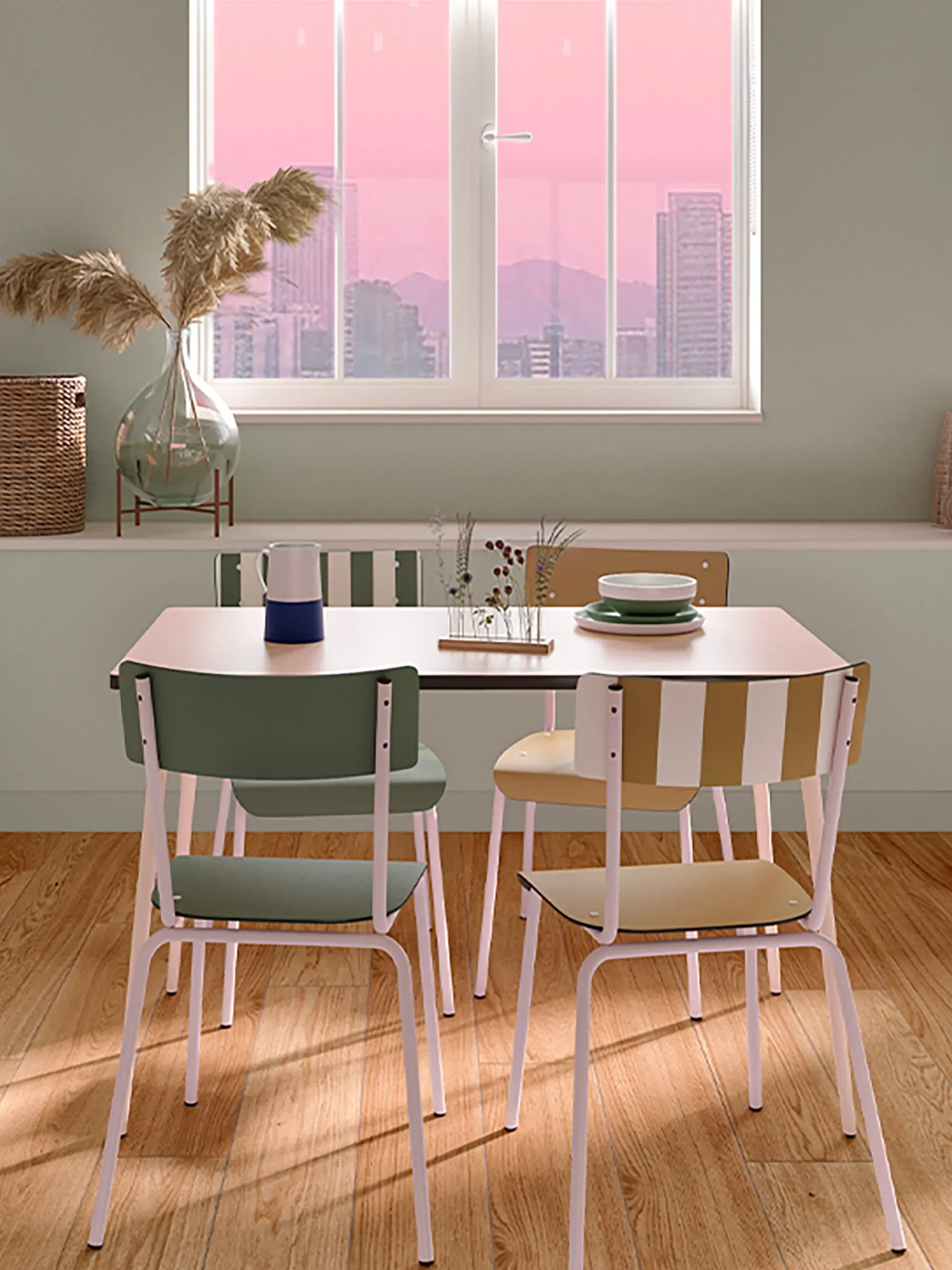BENSIMON Chaises, Bancs & Tabourets<Chaise suzie french riviera rayee - les gambettes KAKI