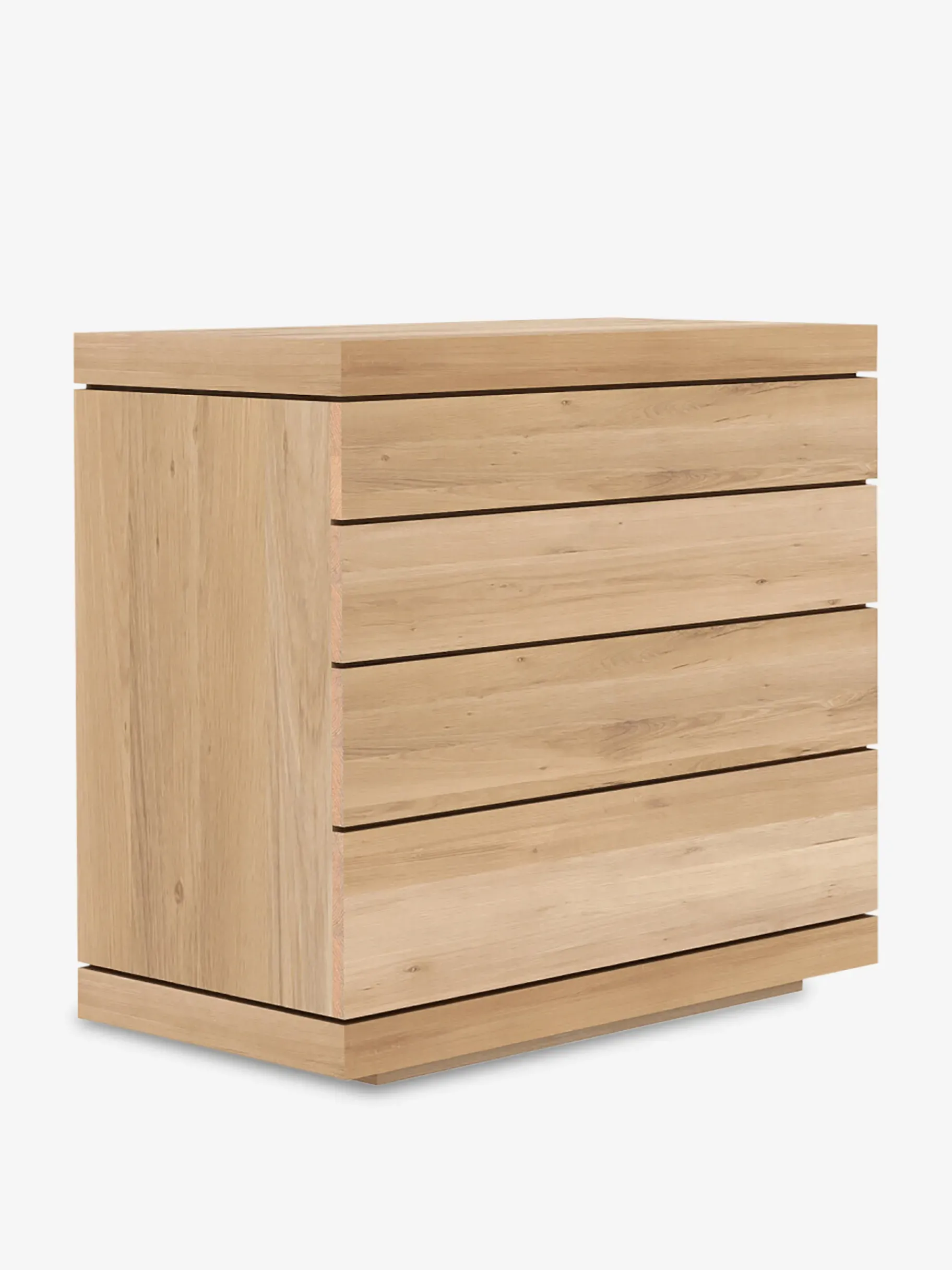 BENSIMON Rangement<Commode burger 4 tiroirs chene massif - ethnicraft #ffffff