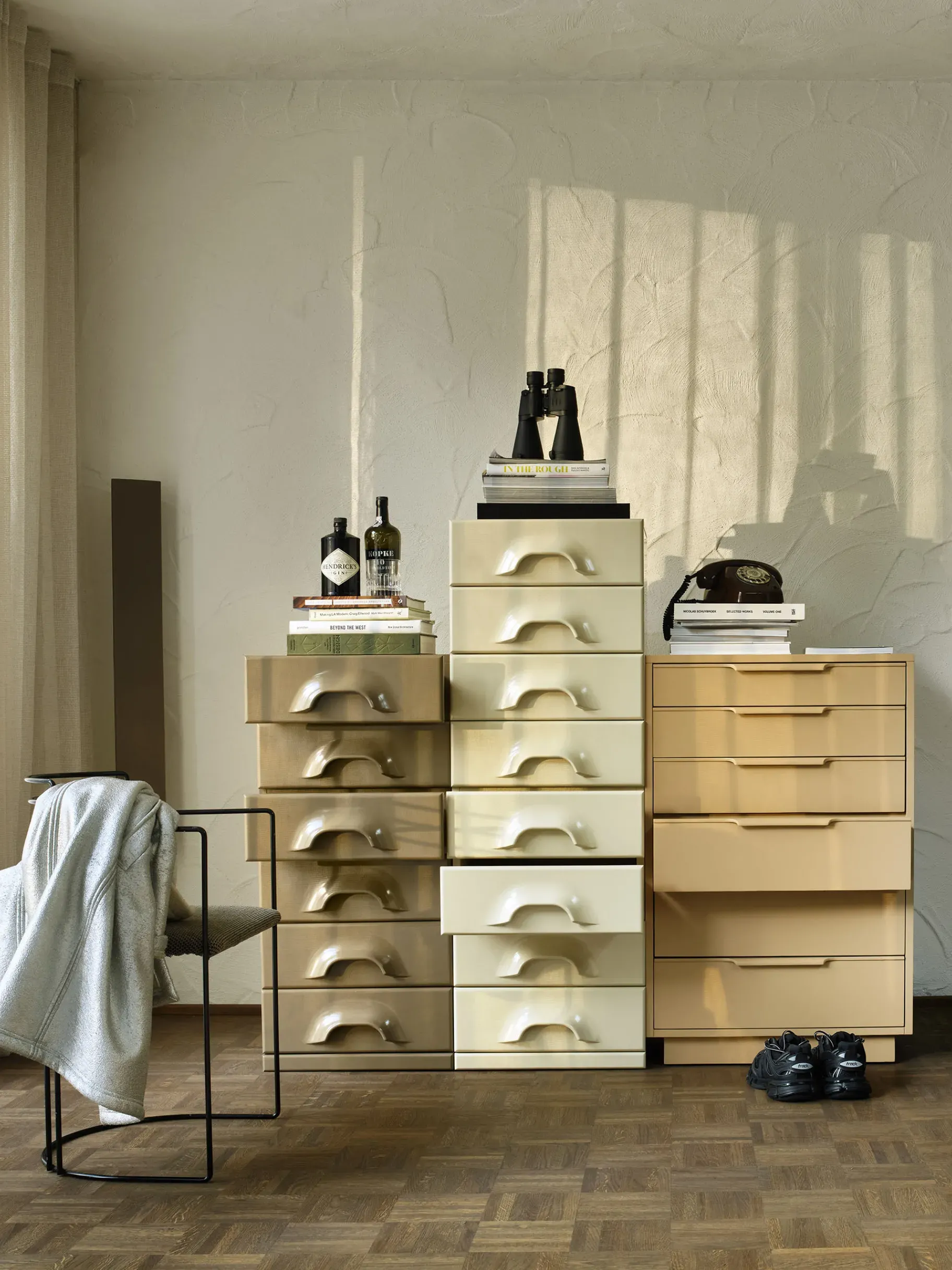 BENSIMON Rangement<Commode rangement 8 tiroirs ecru - hk living CREME