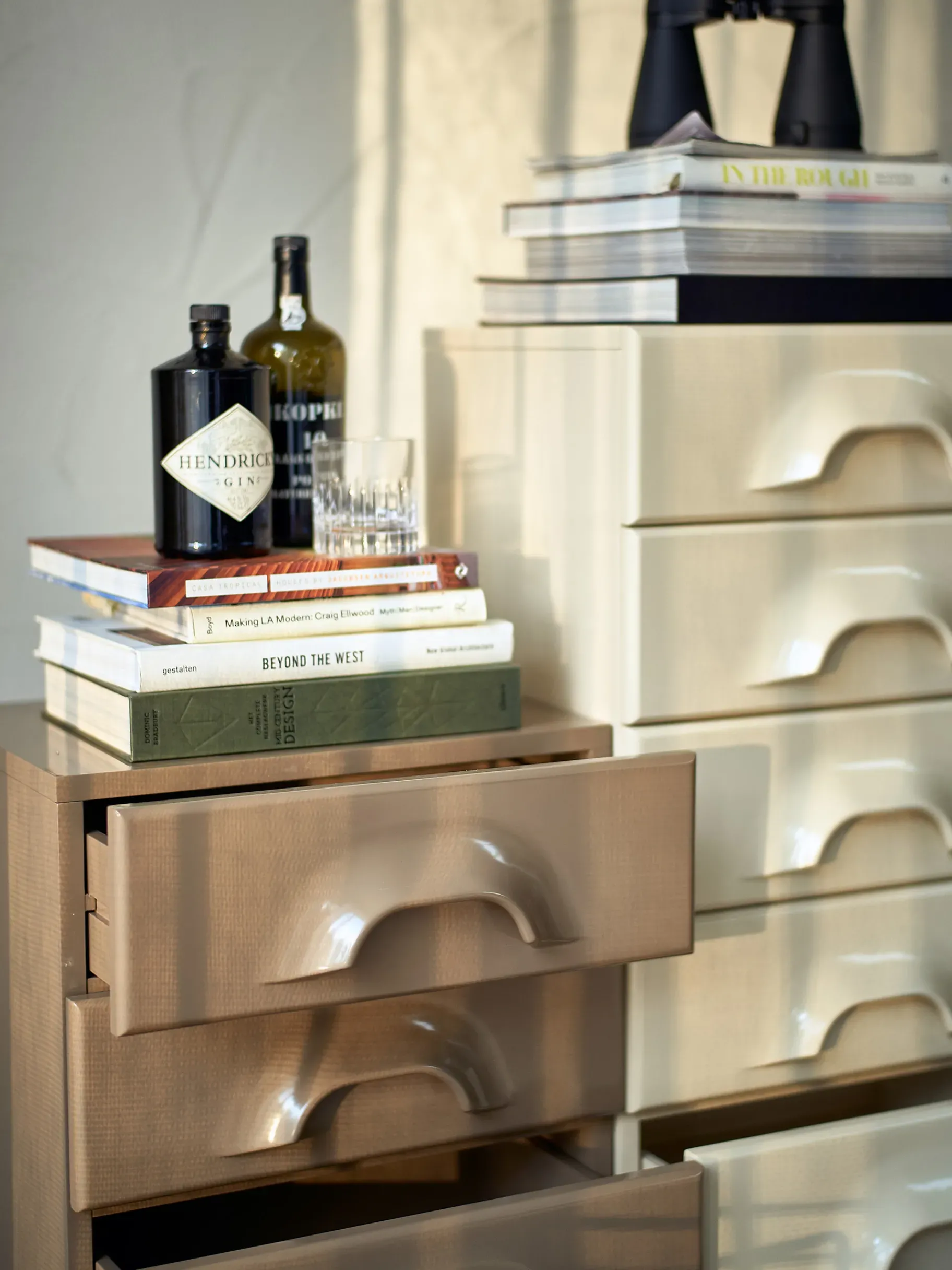 BENSIMON Rangement<Commode rangement 8 tiroirs ecru - hk living CREME