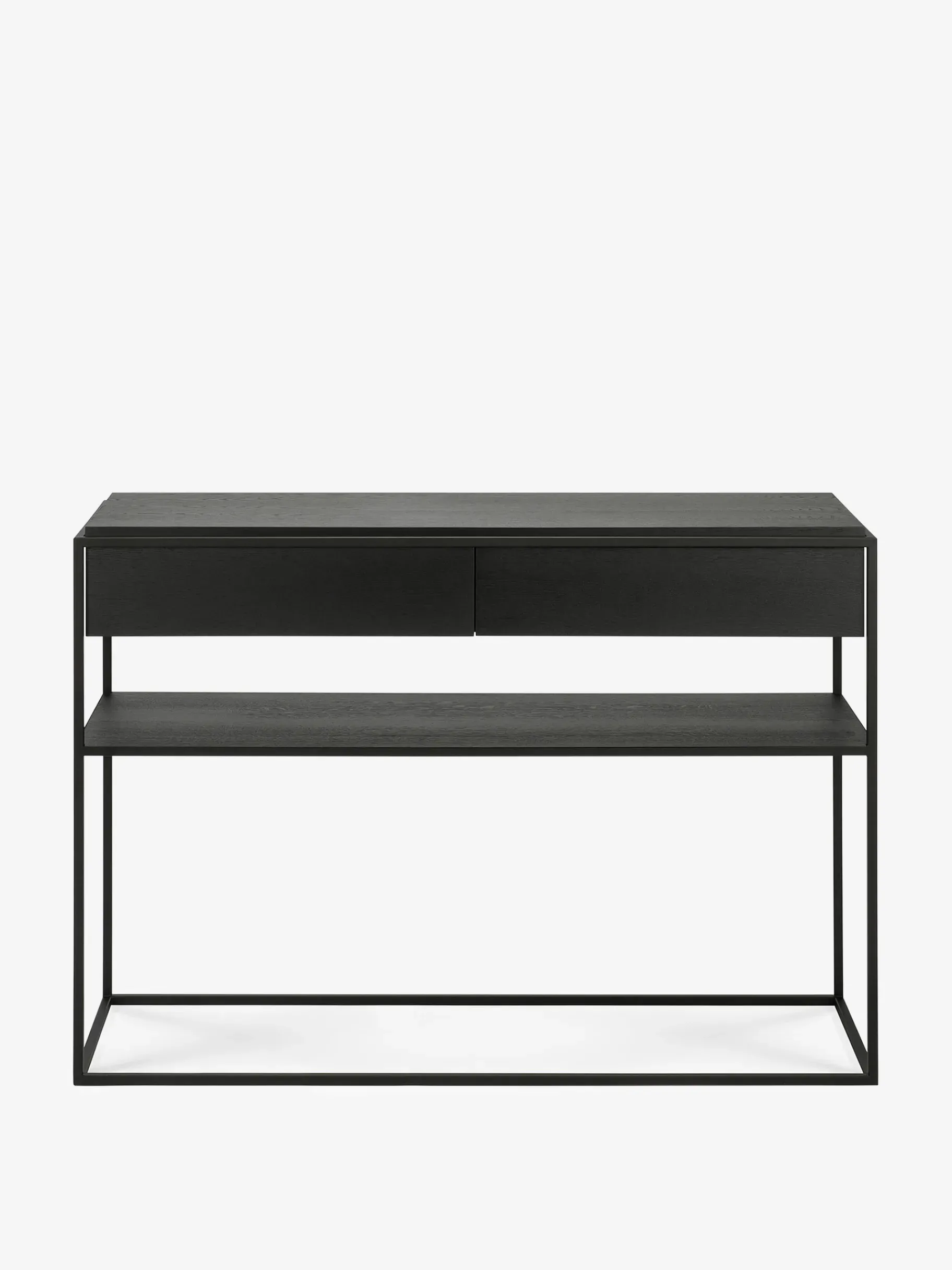 BENSIMON Tables & Consoles<Console monolit 2 tiroirs chene noir - ethnicraft #ffffff