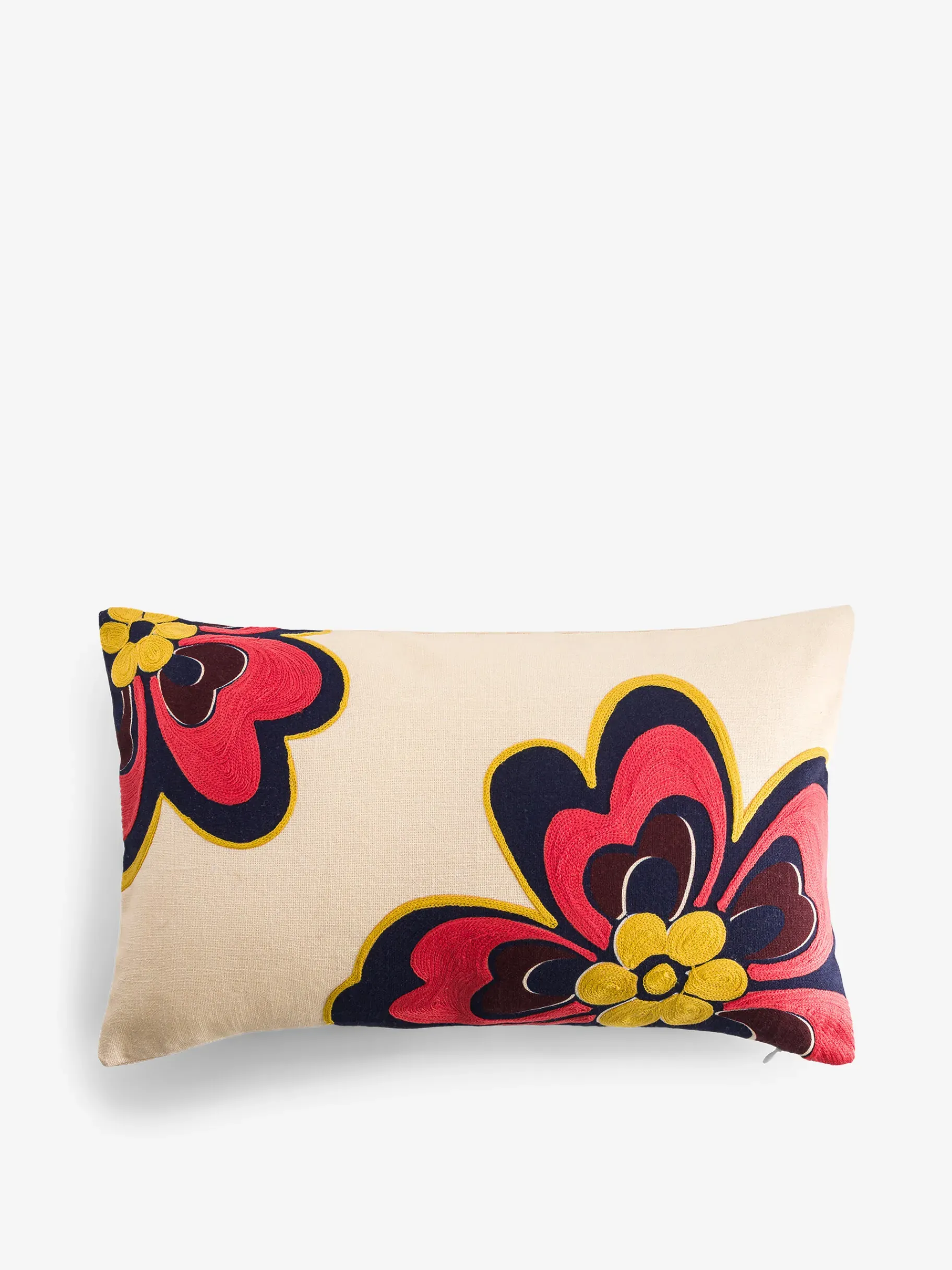BENSIMON Coussins|Coussins<Coussin flower 30x50 ECRU