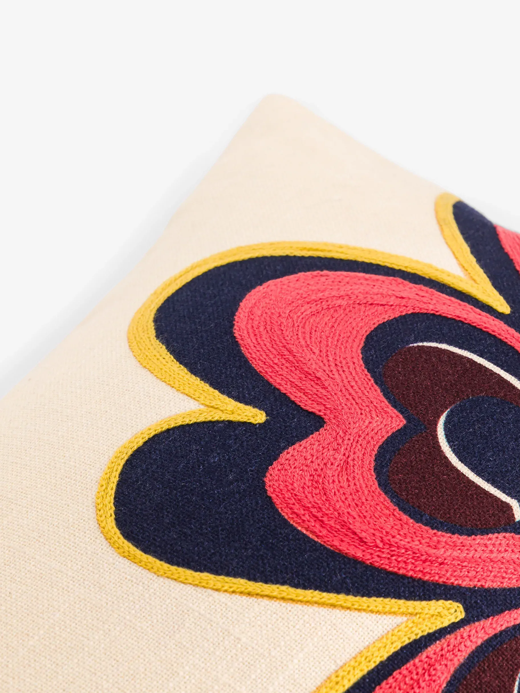 BENSIMON Coussins|Coussins<Coussin flower 30x50 ECRU