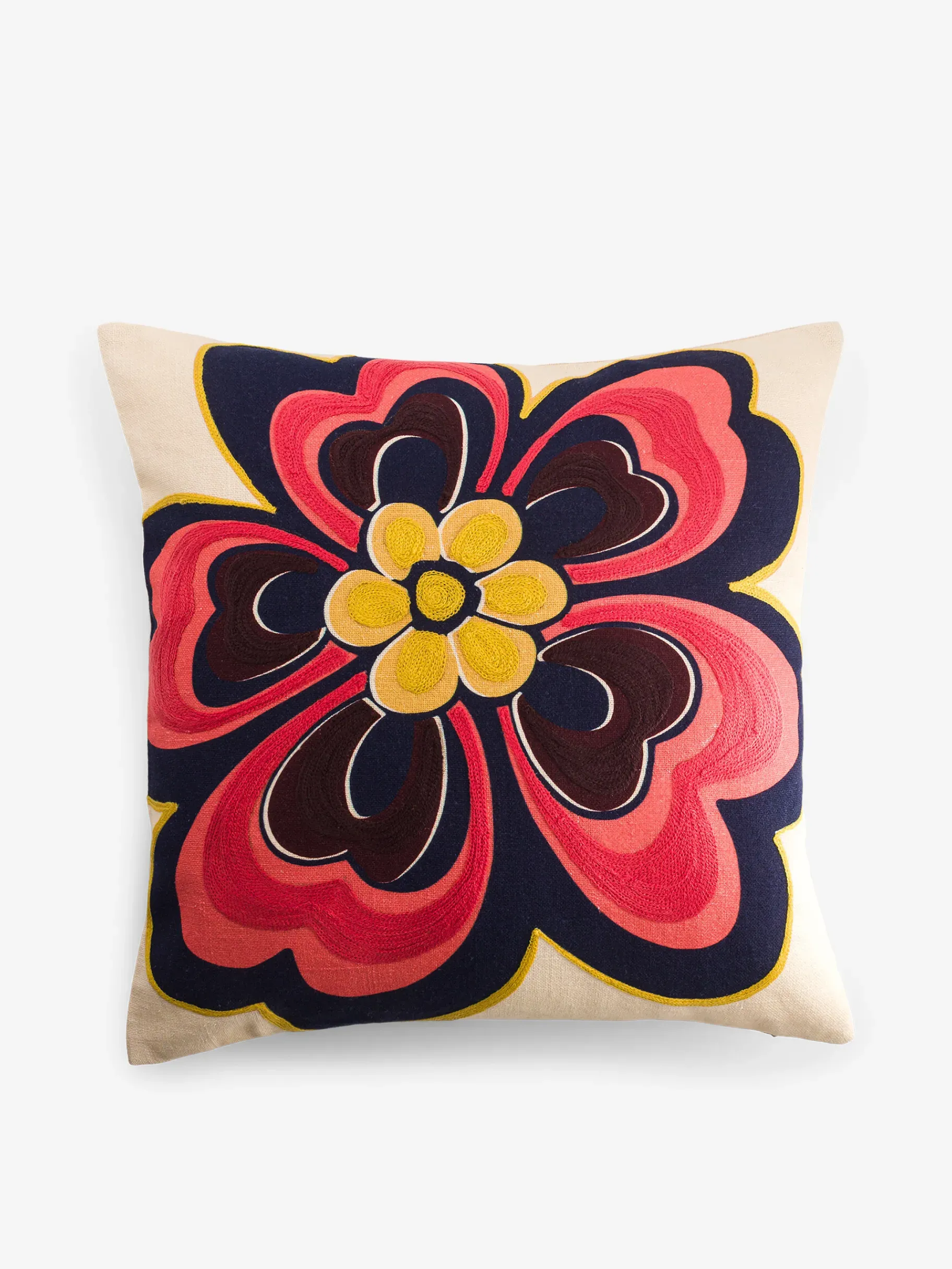 BENSIMON Coussins|Coussins<Coussin flower 45x45 ECRU