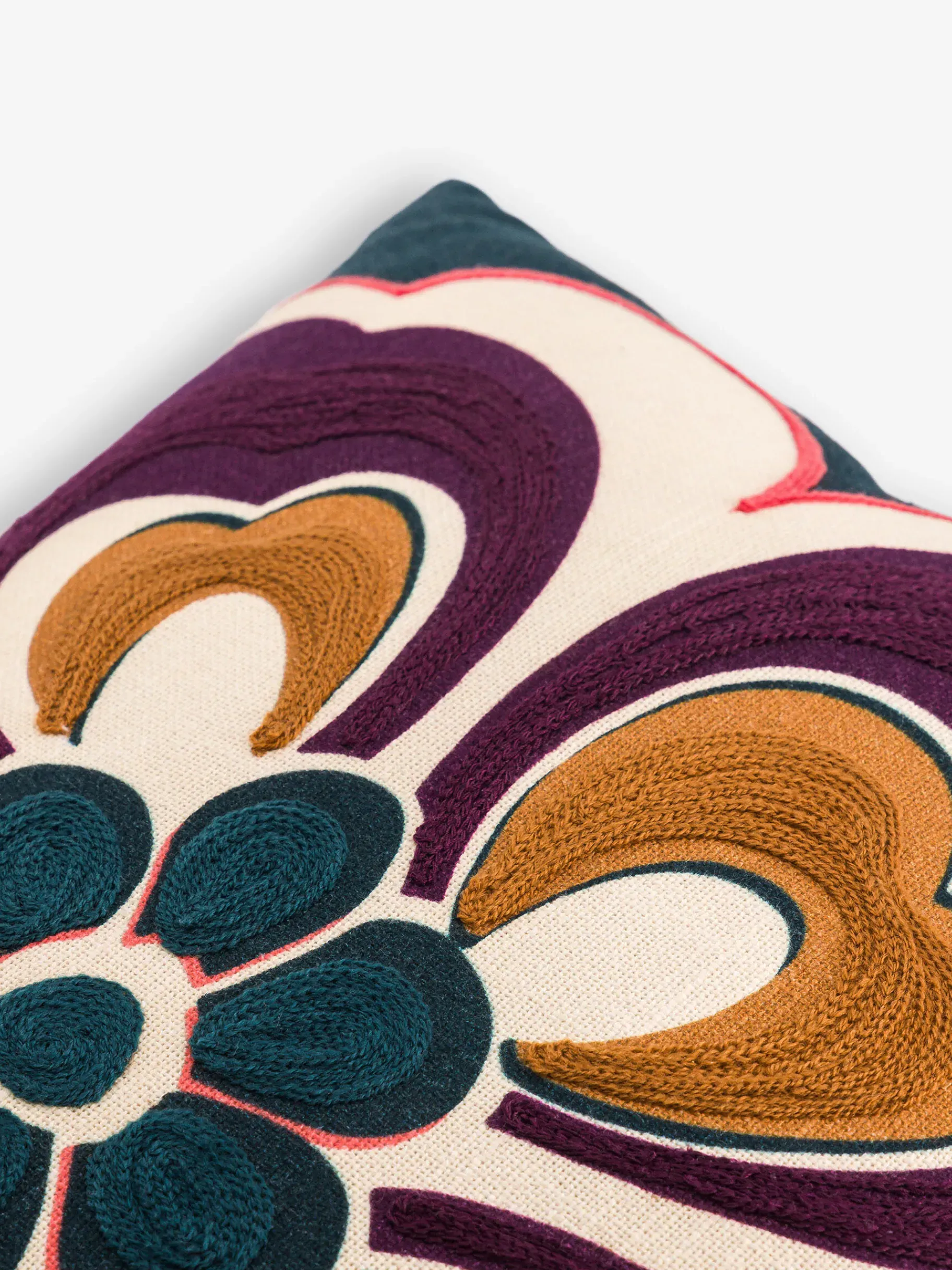 BENSIMON Coussins|Coussins<Coussin flower 45x45 petrole BLEU PETROLE