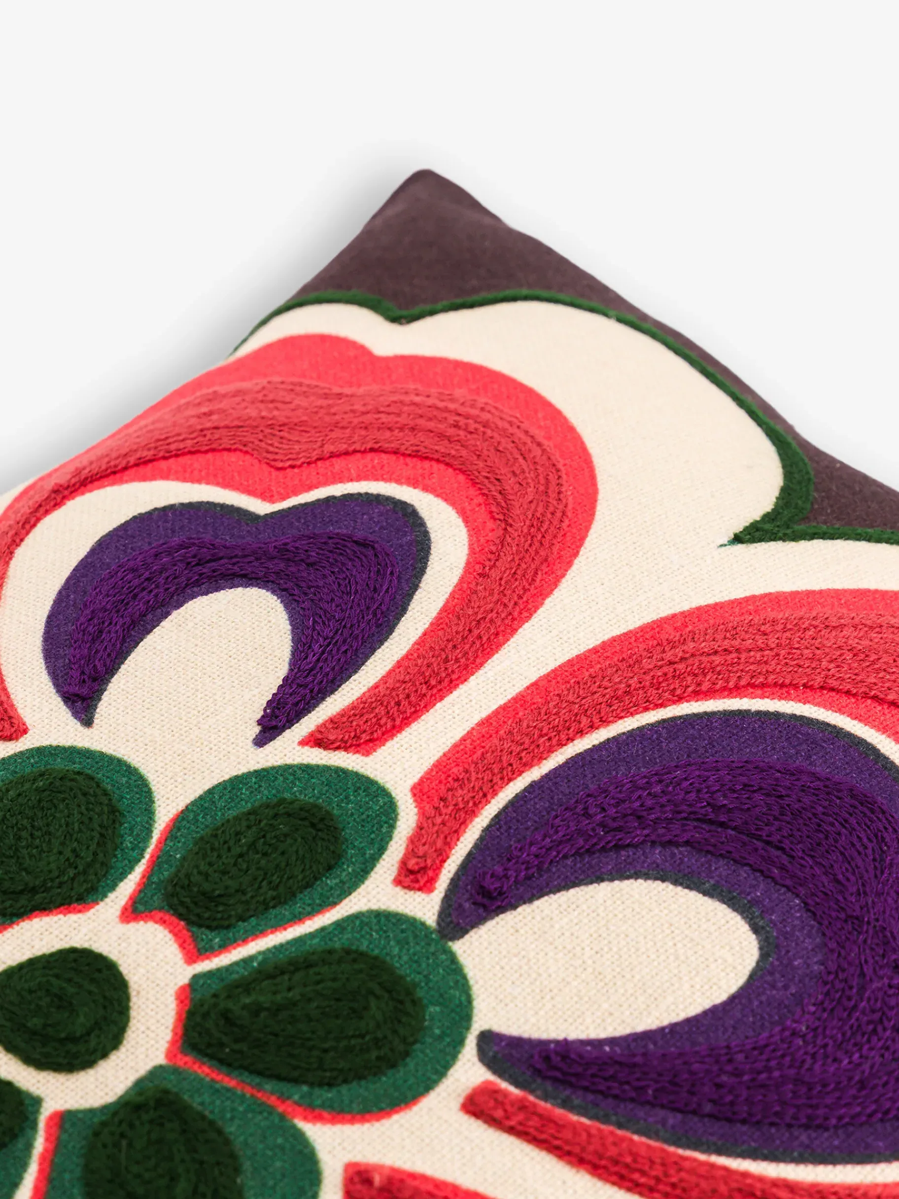 BENSIMON Coussins|Coussins<Coussin flower 45x45 PRUNE