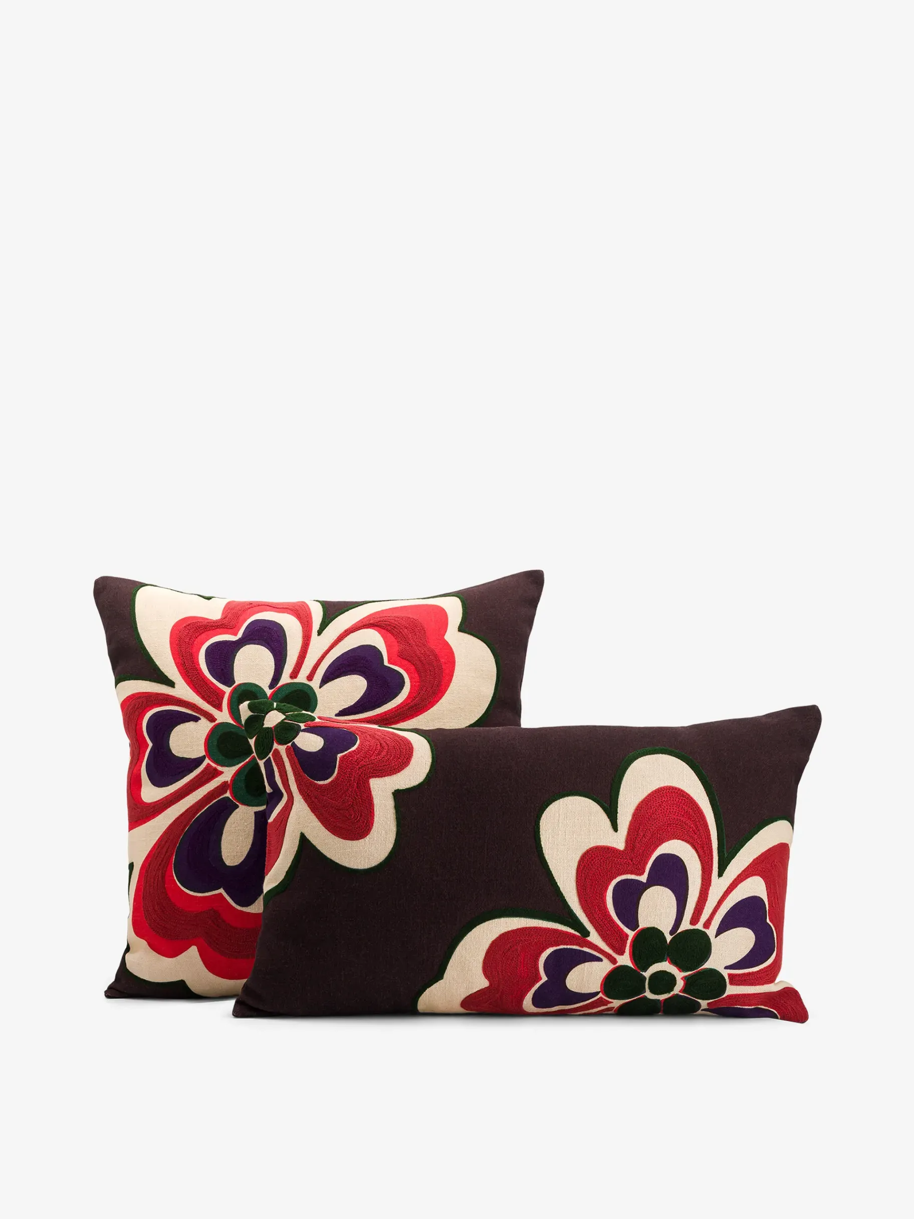 BENSIMON Coussins|Coussins<Coussin flower 45x45 PRUNE