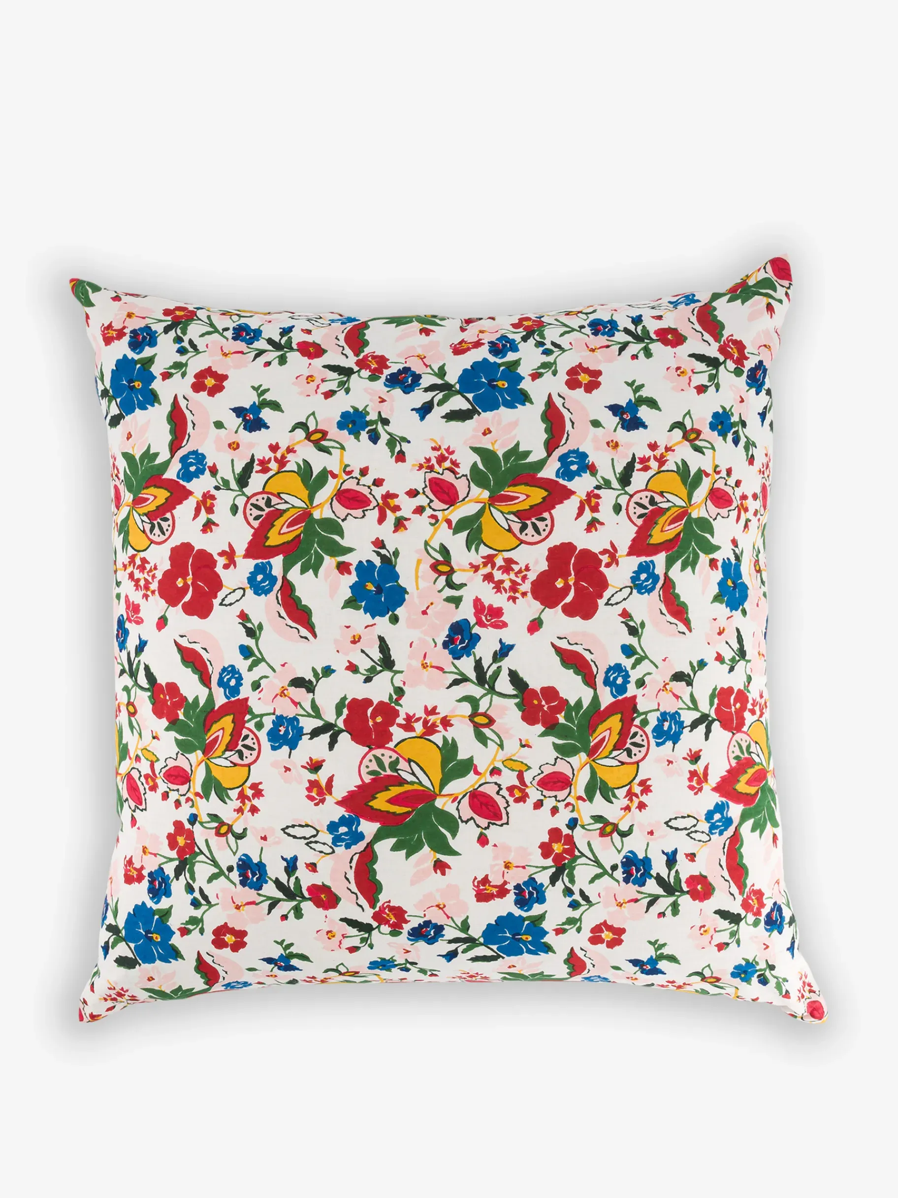 BENSIMON Coussins|Coussins<Coussin lucas du tertre 40x40 coton fleu... IMPRIME LUCAS DU TERTRE