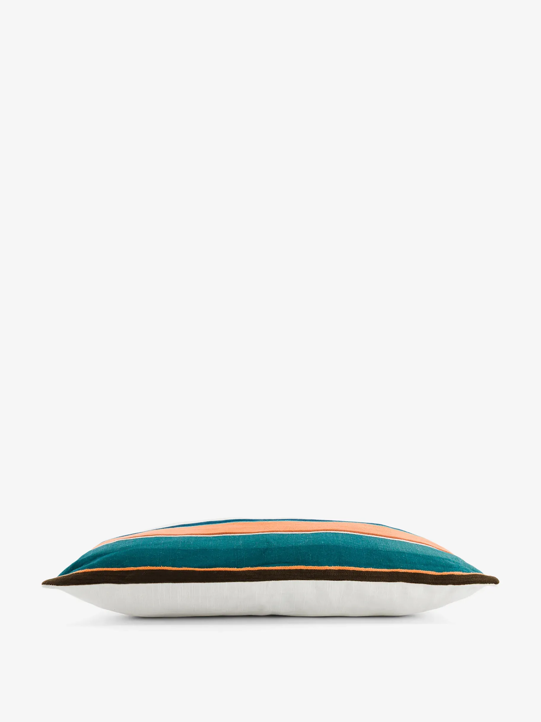 BENSIMON Coussins|Coussins<Coussin petrorange 30x50 effet lin ORANGE/INDIGO