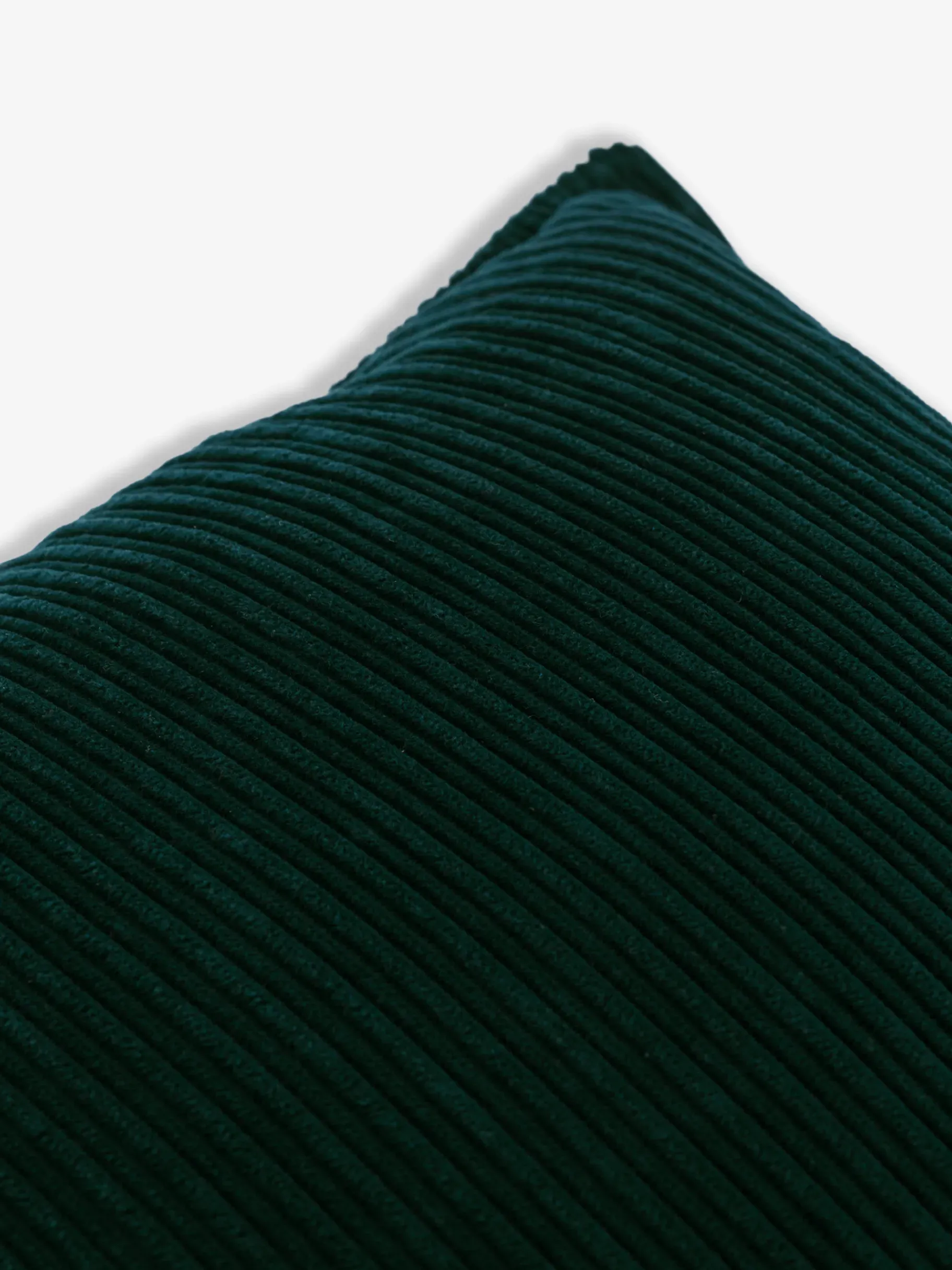 BENSIMON Coussins|Coussins<Coussin roy 45x45 velours cotele vert PIN