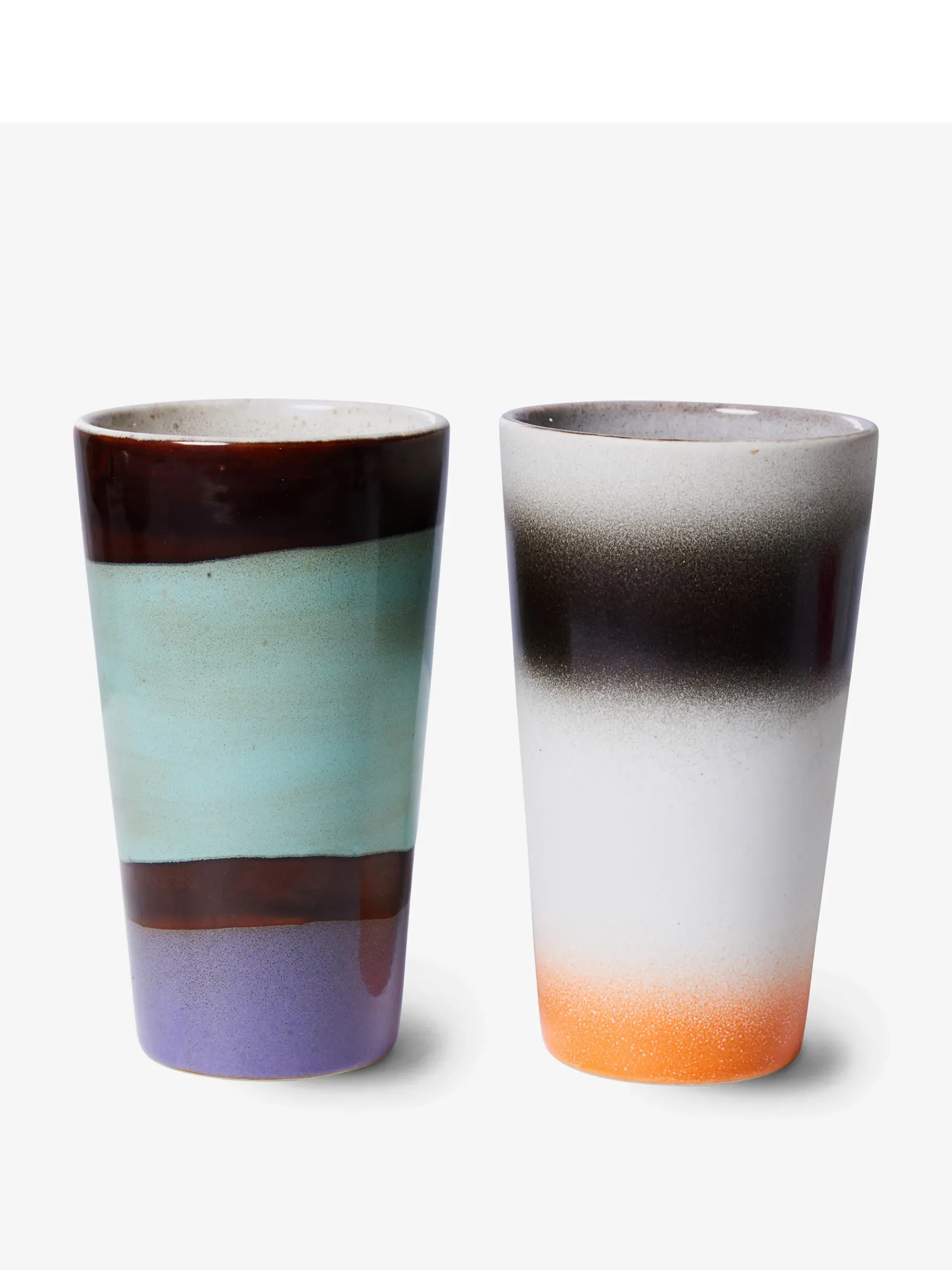 BENSIMON Accessoires De Table<Duo de tasses latte 70s ceramique - hk living MULTICOLORE