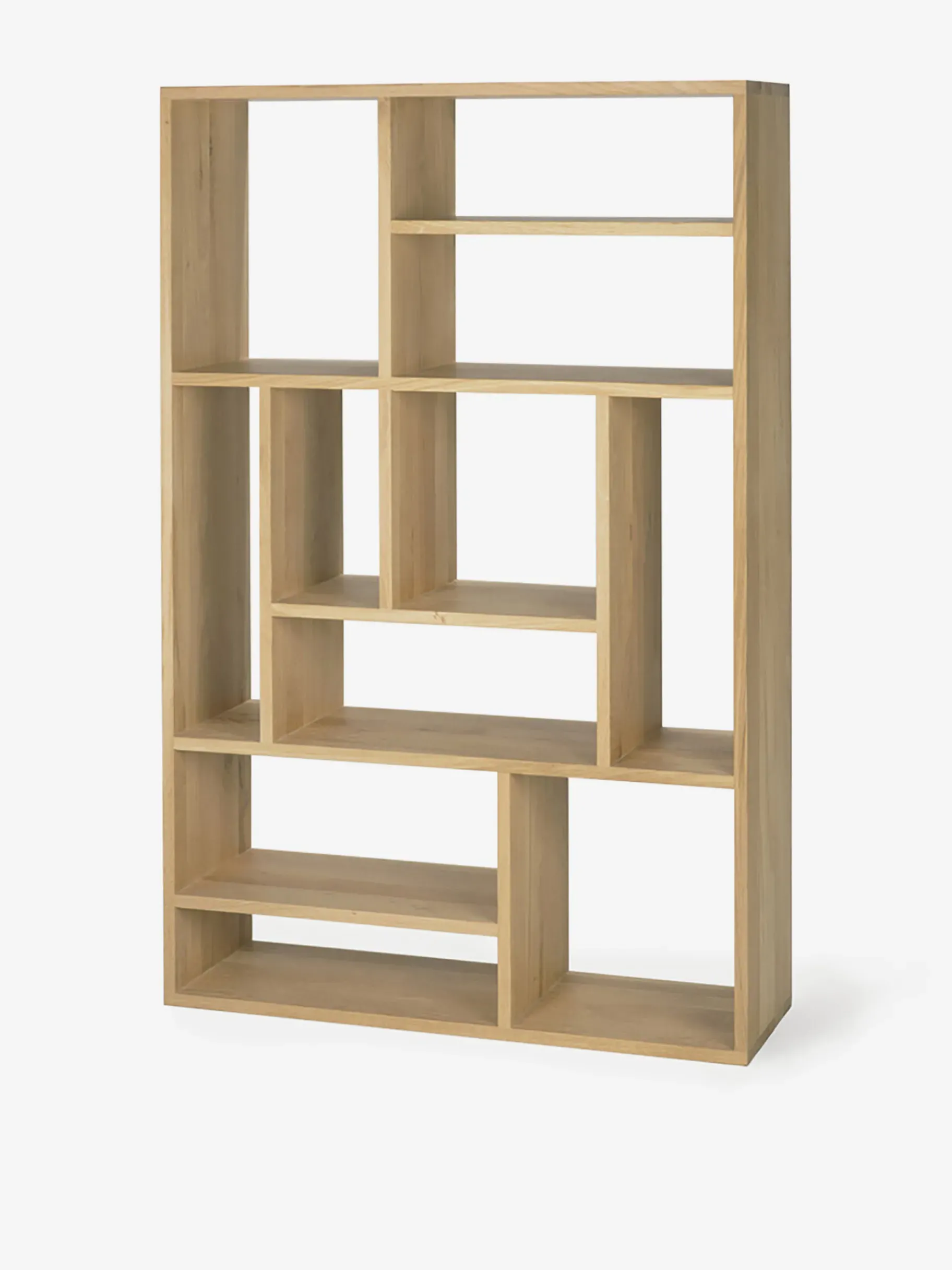 BENSIMON Rangement<Etagere m rack small chene massif 90x30x139 cm - ethnicraft CHENE CLAIR