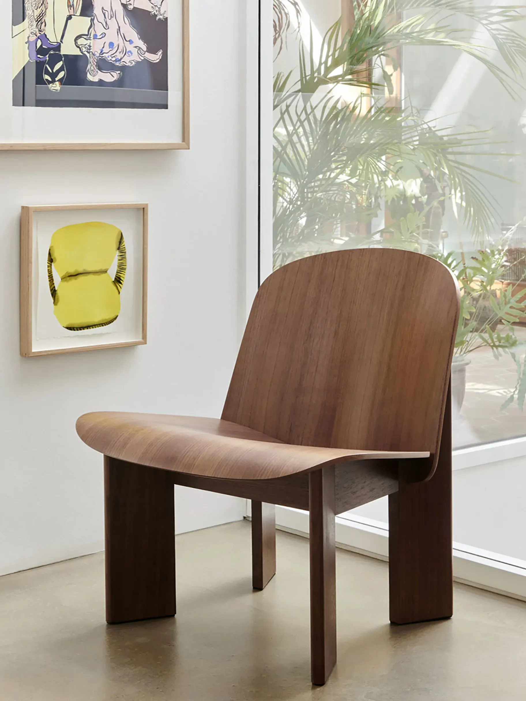 BENSIMON Fauteuils & Canapés<Fauteuil chisel andreas bergsaker bois contreplaque de noyer - hay NATUREL