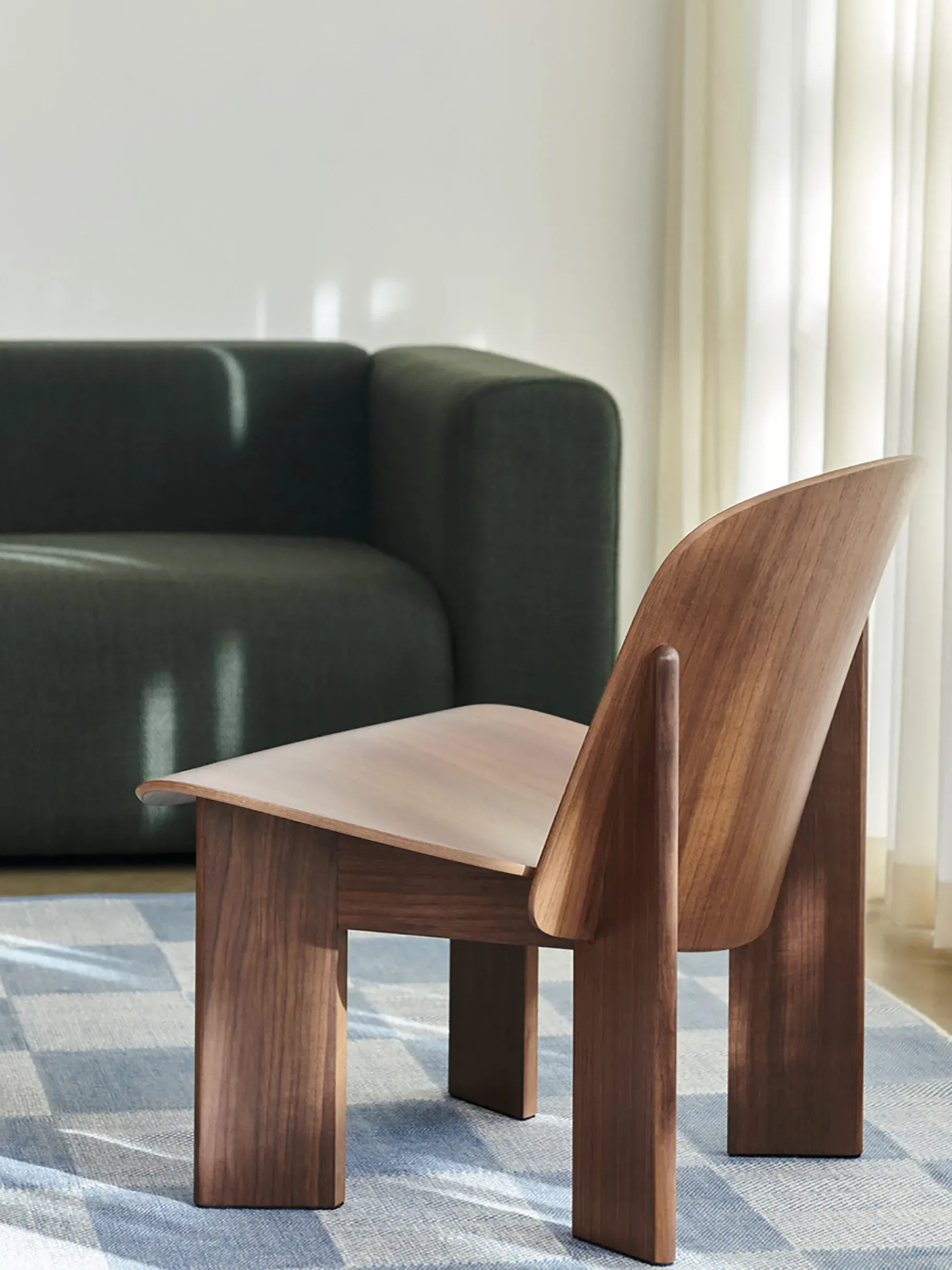 BENSIMON Fauteuils & Canapés<Fauteuil chisel andreas bergsaker bois contreplaque de noyer - hay NATUREL