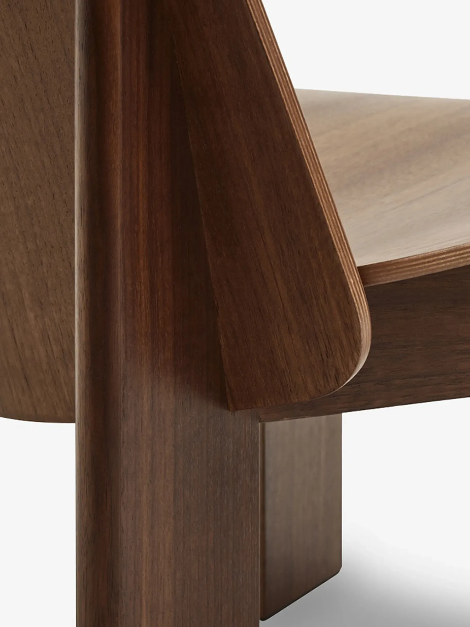 BENSIMON Fauteuils & Canapés<Fauteuil chisel andreas bergsaker bois contreplaque de noyer - hay NATUREL
