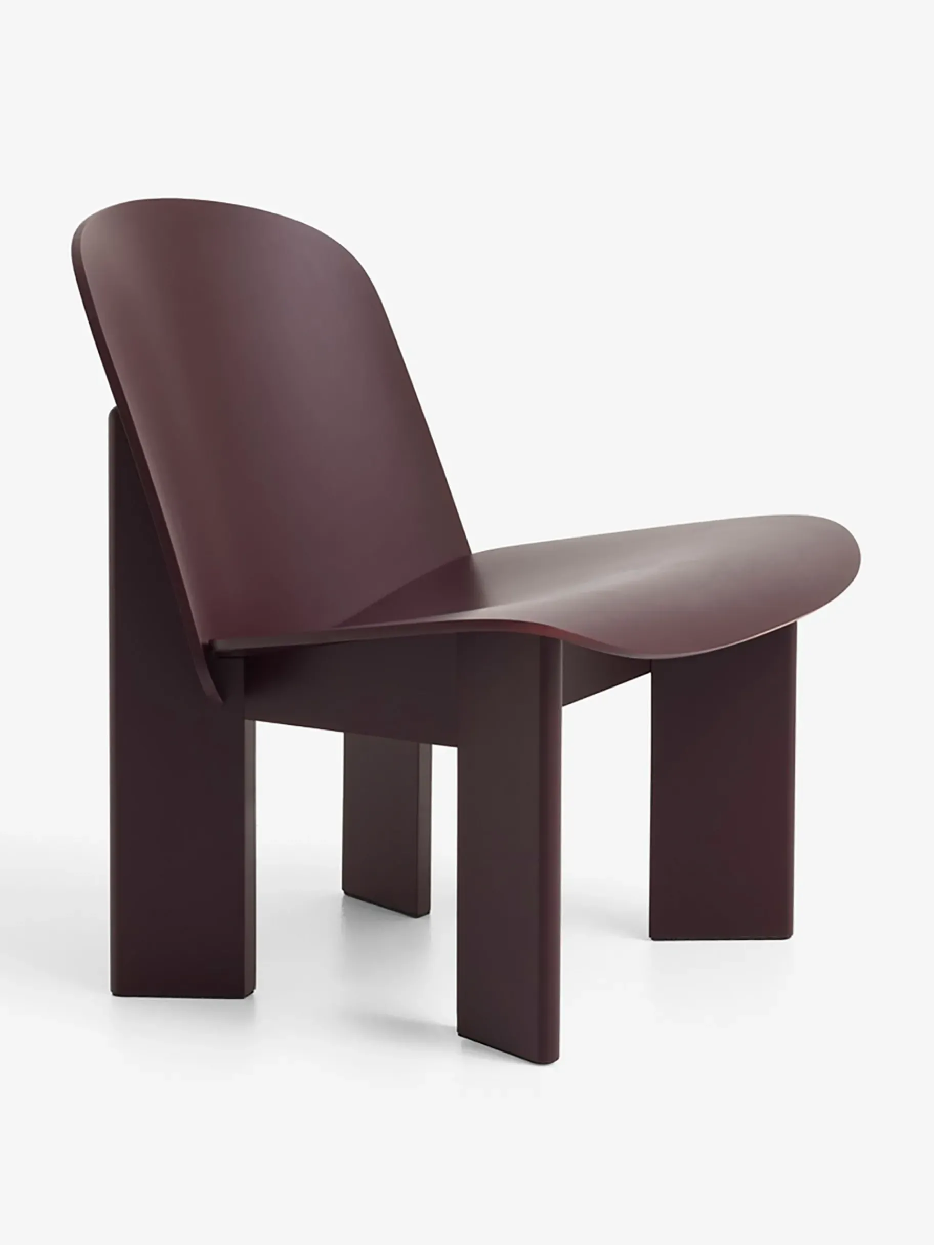 BENSIMON Chaises, Bancs & Tabourets<Fauteuil chisel andreas bergsaker bois bordeaux - hay #ffffff