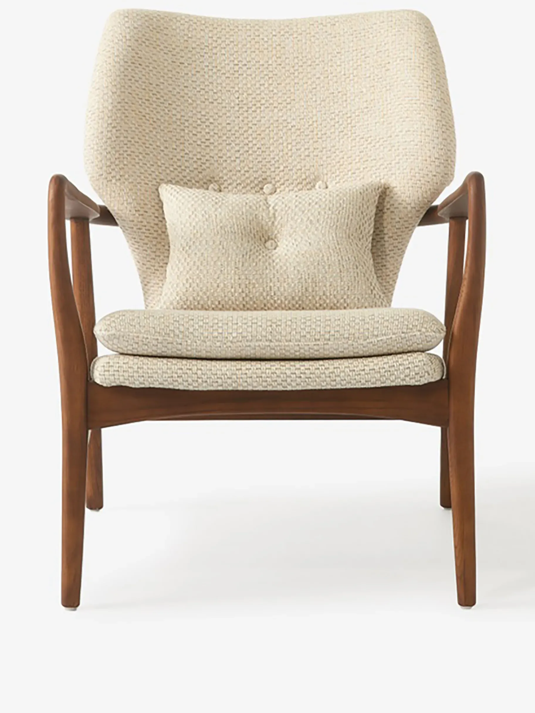 BENSIMON Fauteuils & Canapés<Fauteuil peggy bois chine - polspotten ECRU