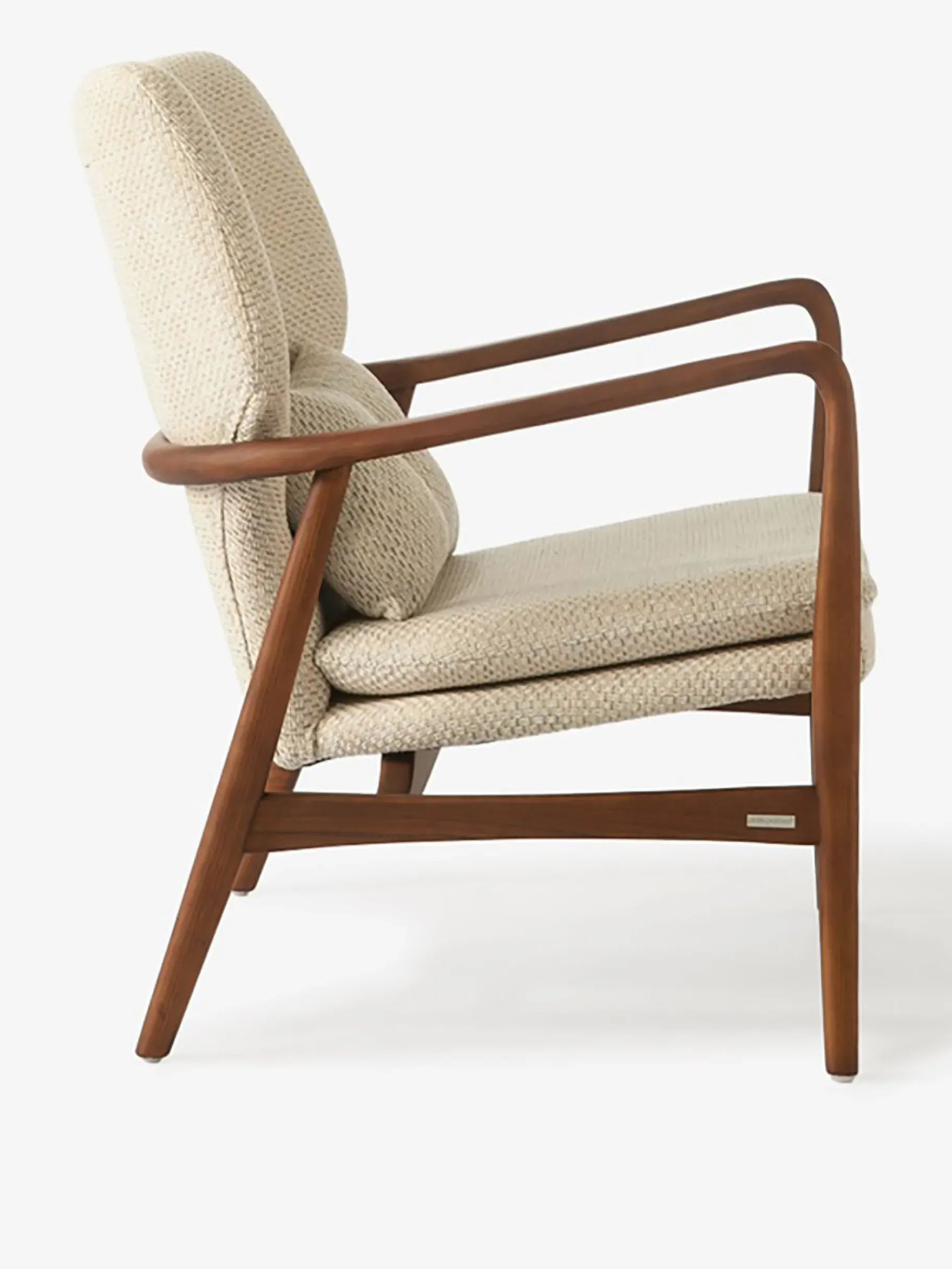 BENSIMON Fauteuils & Canapés<Fauteuil peggy bois chine - polspotten ECRU