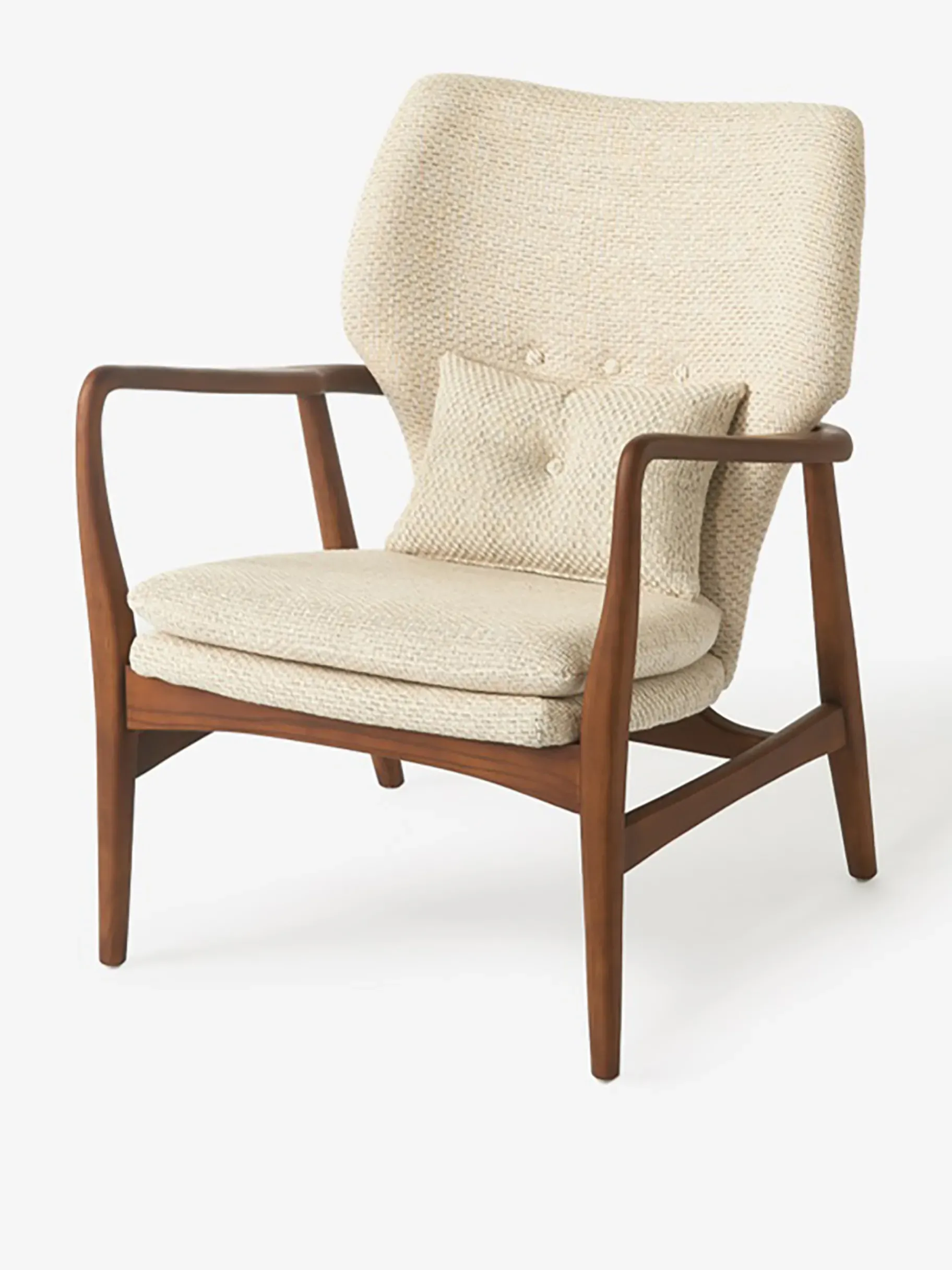 BENSIMON Fauteuils & Canapés<Fauteuil peggy bois chine - polspotten ECRU