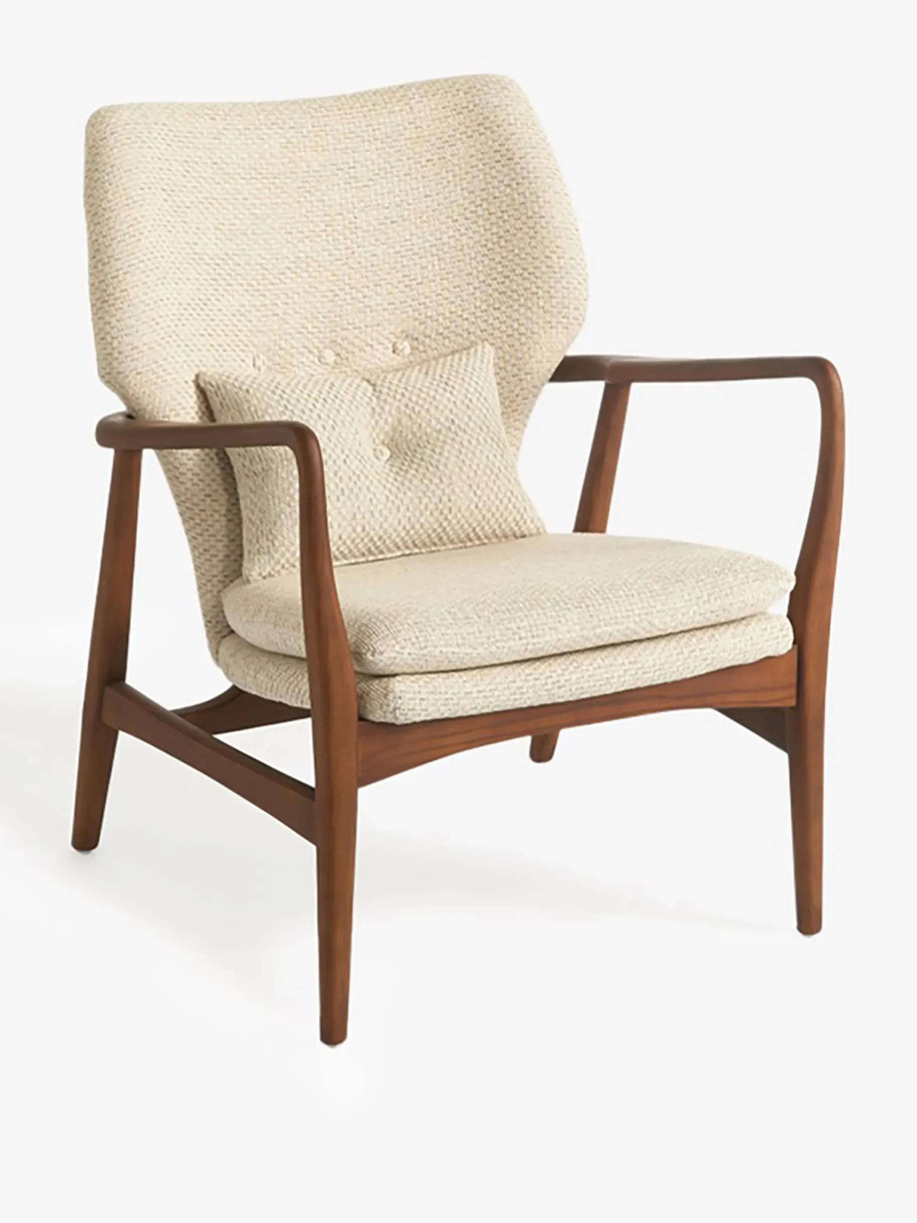 BENSIMON Fauteuils & Canapés<Fauteuil peggy bois chine - polspotten ECRU