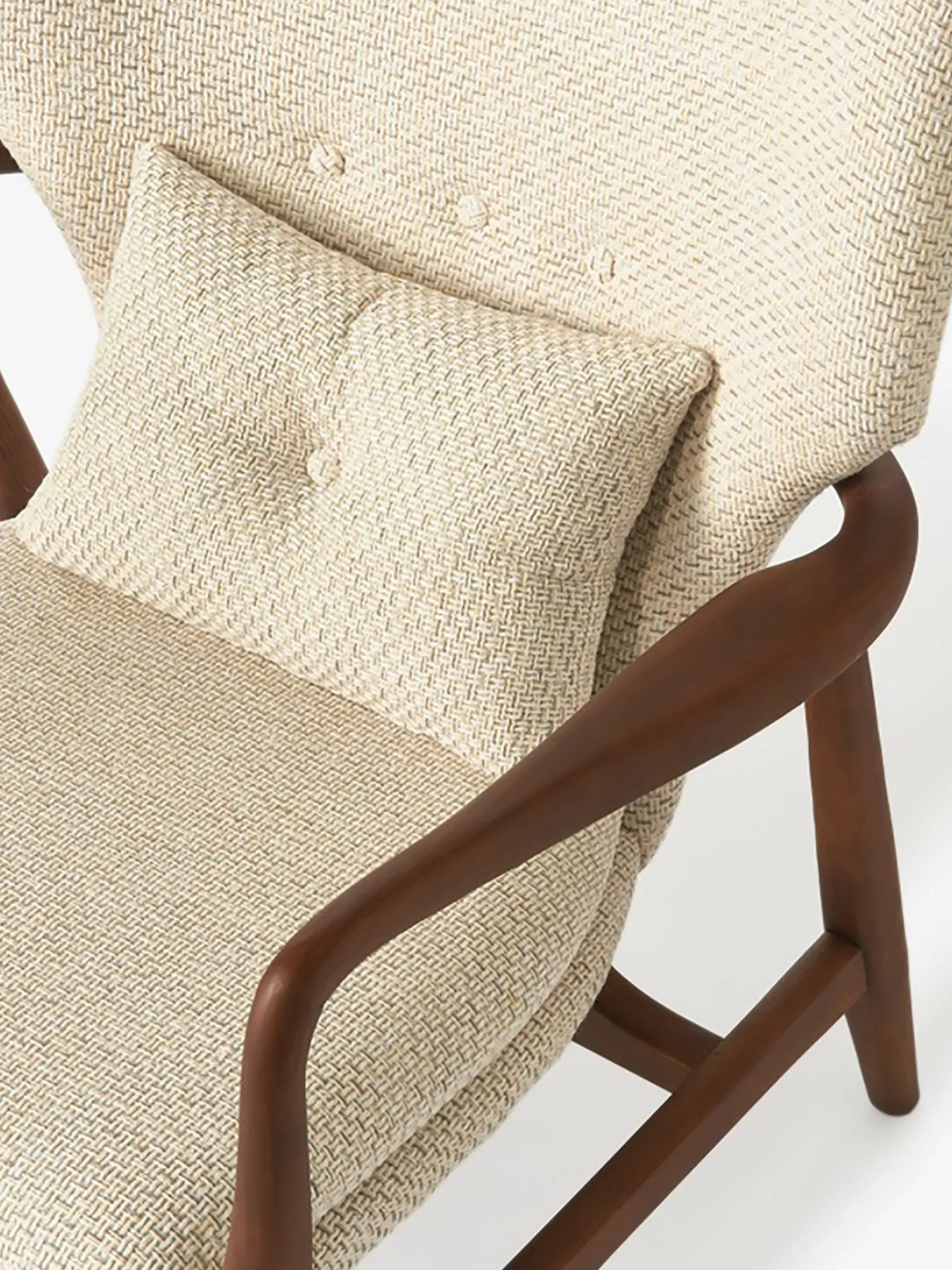 BENSIMON Fauteuils & Canapés<Fauteuil peggy bois chine - polspotten ECRU